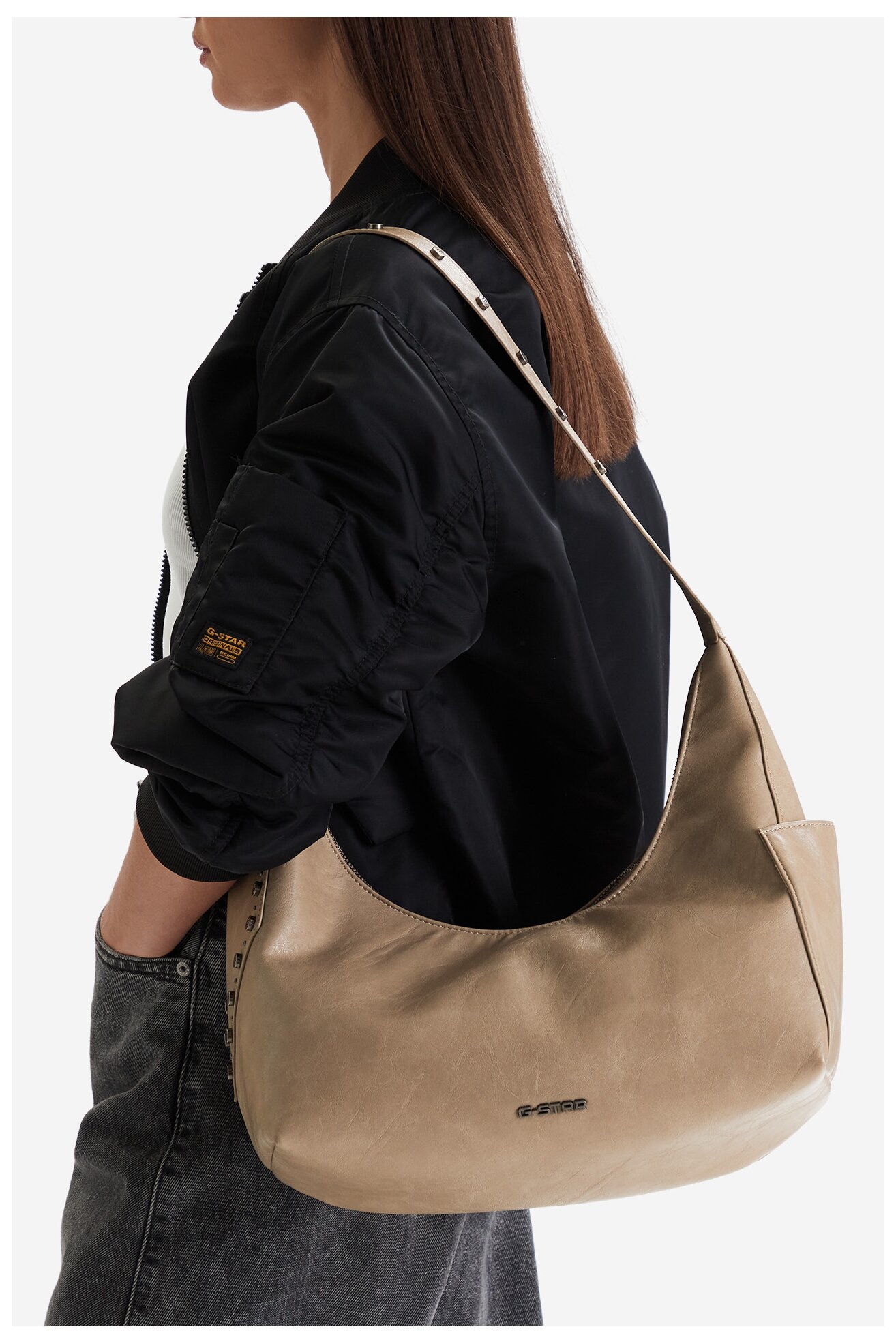 Сумка З Ремінцем G-STAR RAW EO-LDA8296 БЕЖЕВИЙ