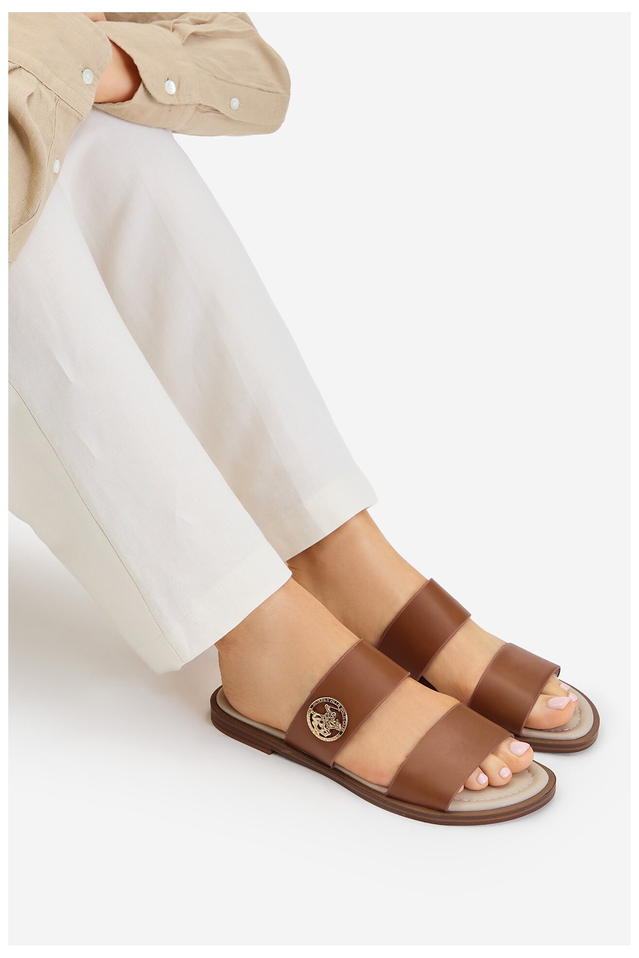 Papuče Beverly Hills Polo Club CEO-HY58110-1 KAMEL