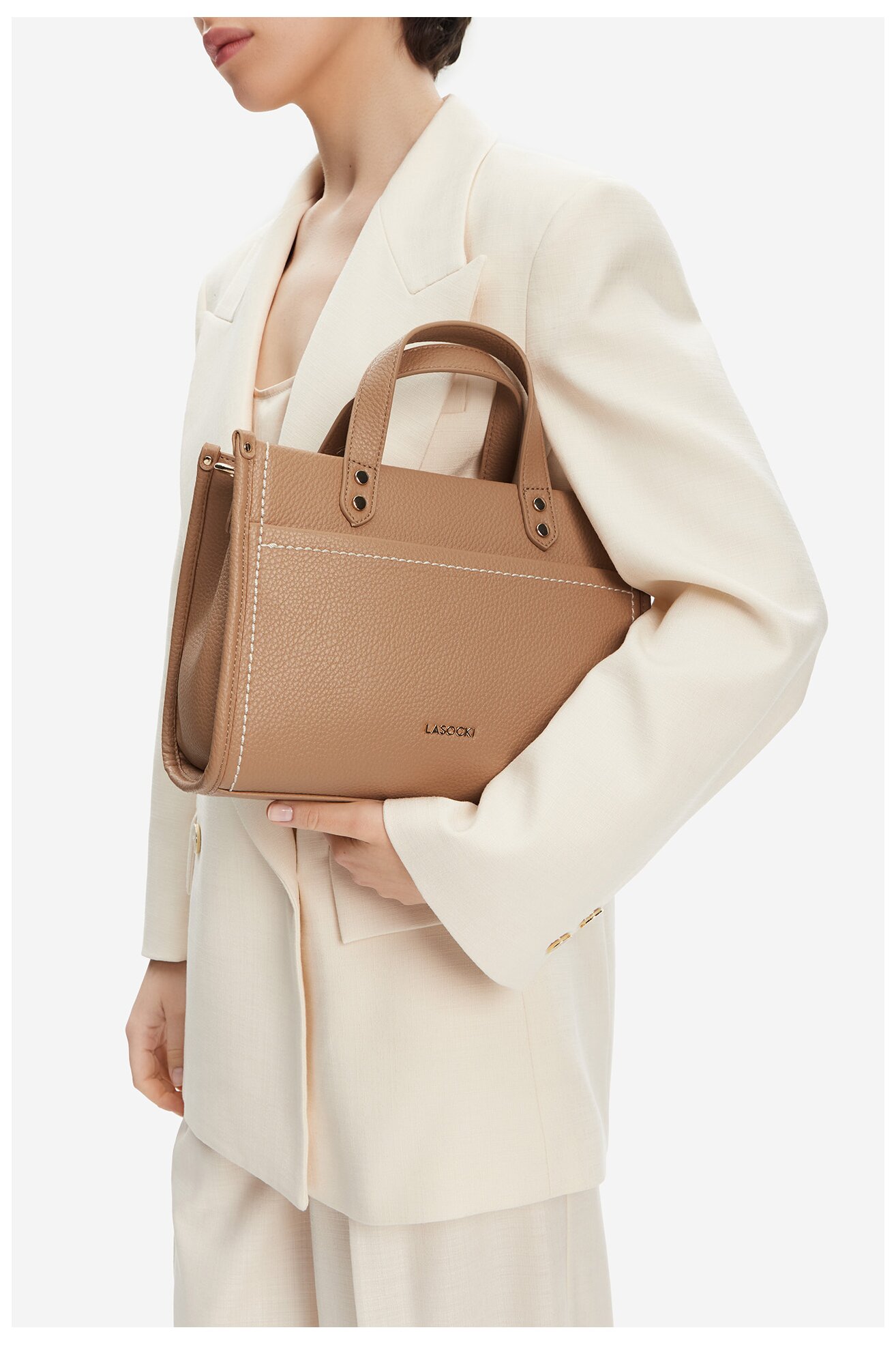 Kézitáska Lasocki LSK-O-009-07 BÉZS