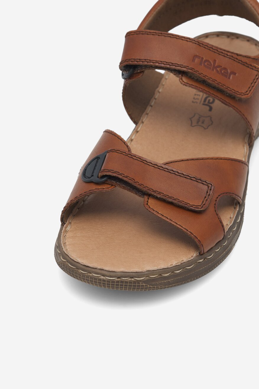 Rieker - Skórzane sandały - 2230056268040