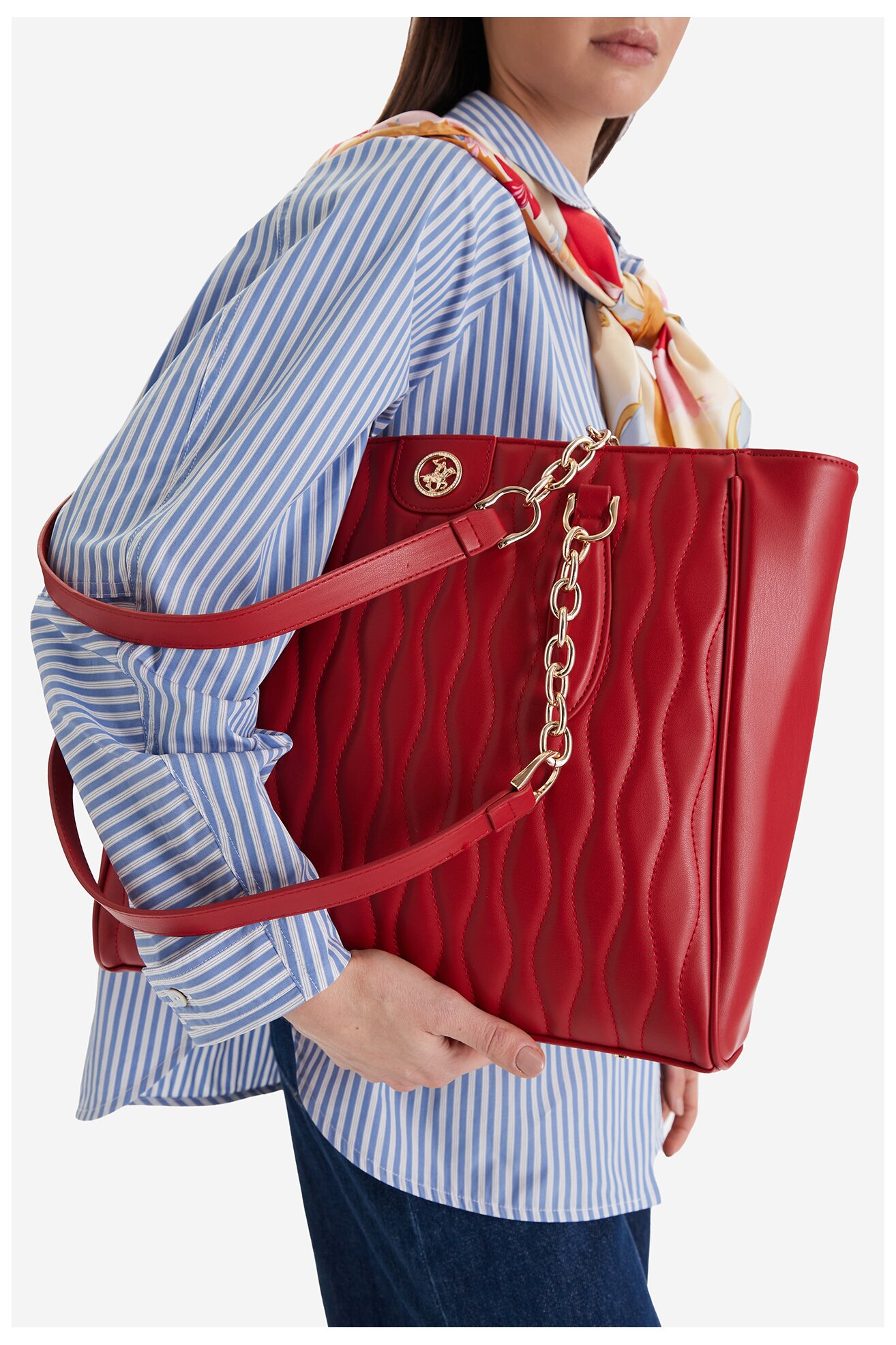 Дамска чанта Beverly Hills Polo Club CEO-BHPC-C-016-09 ЧЕРВЕН