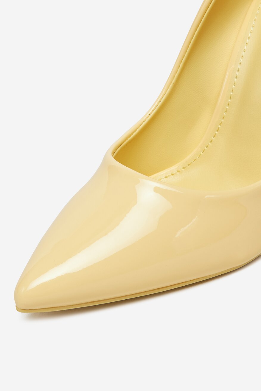 Pantofi cu toc DeeZee GALBEN - 5906751091401