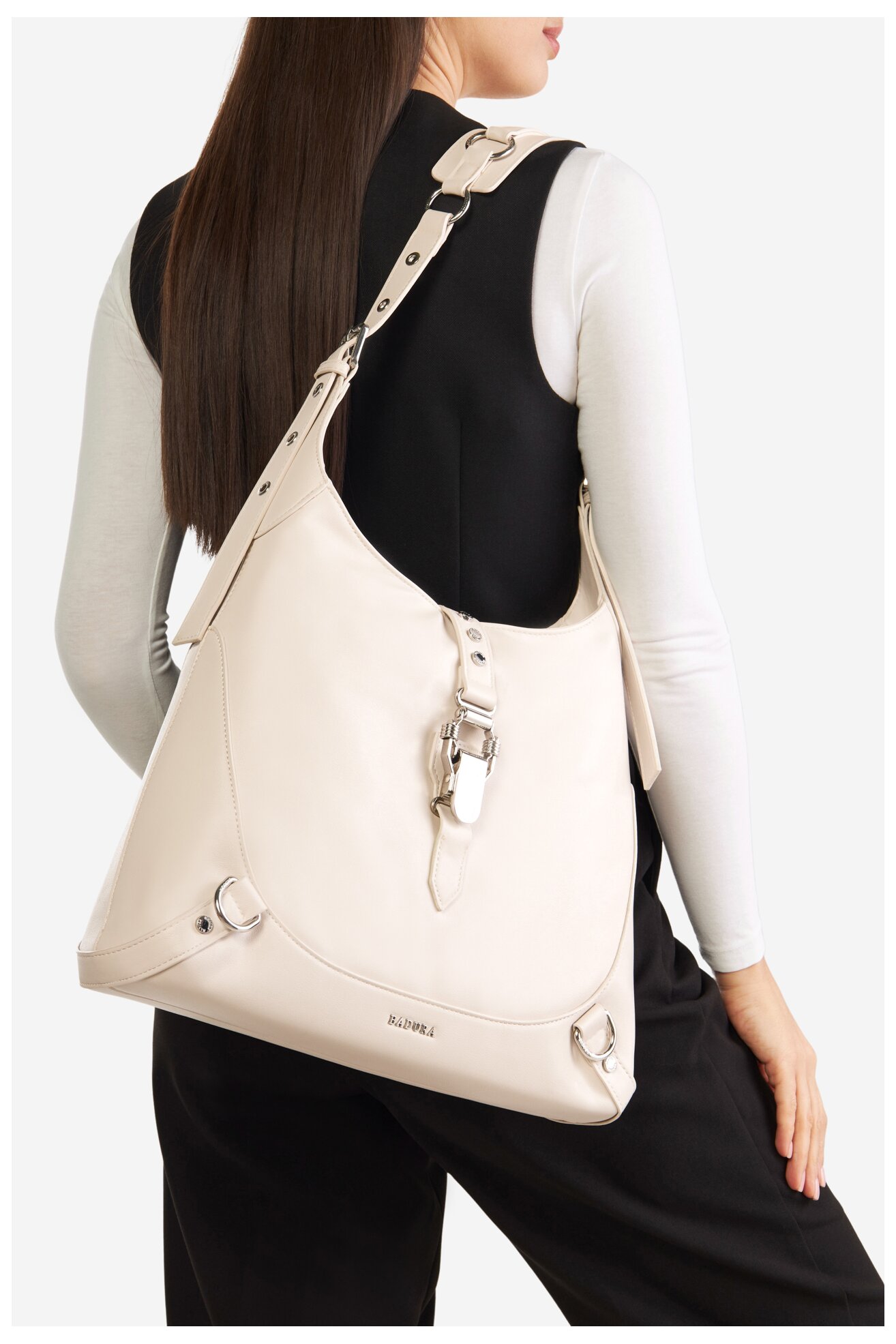 Torebka Badura BHA7955-BR Biały