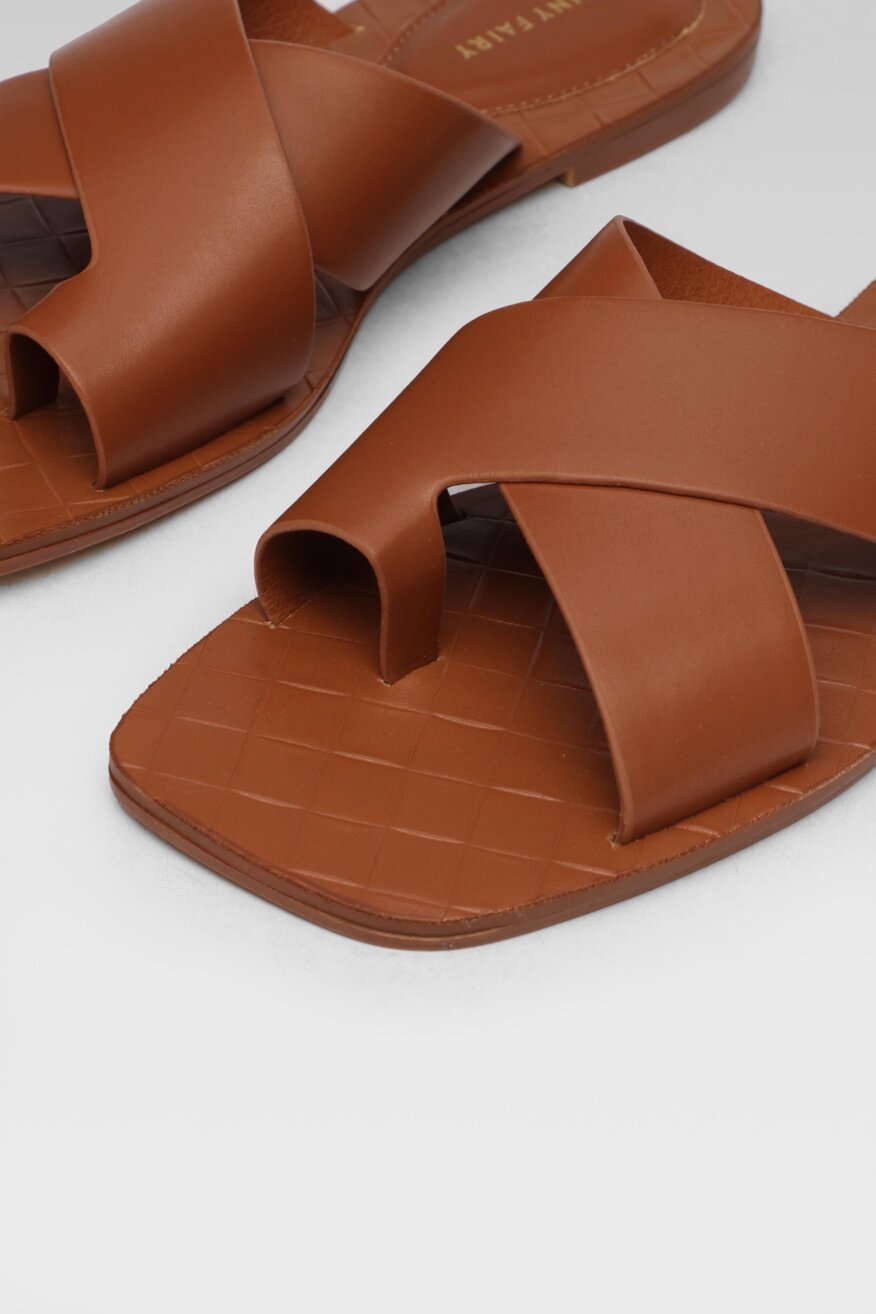 Jenny Fairy - Klapki brązowe - 5903698654744