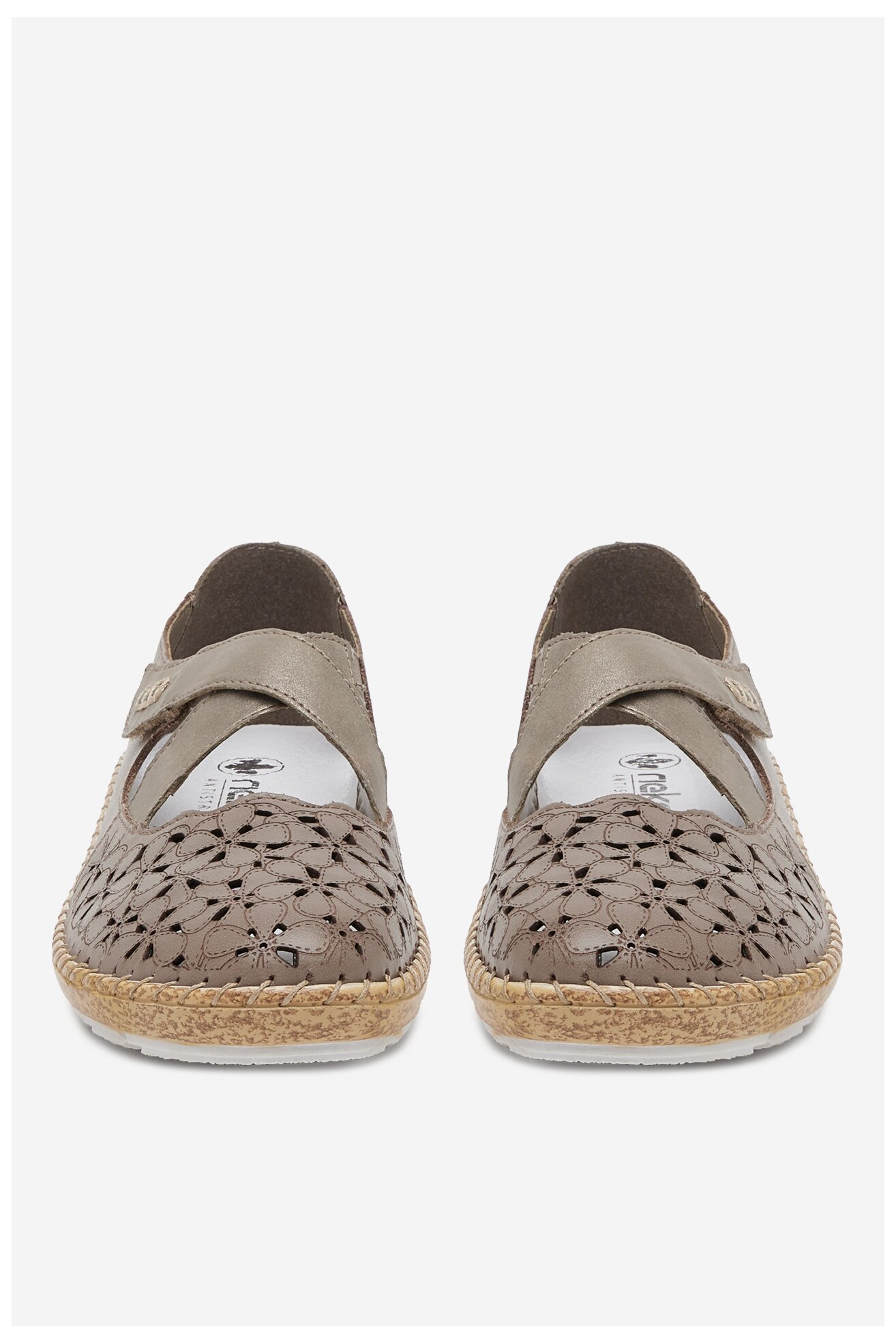 Półbuty Rieker CEO-44856-64 Beżowy ciemny