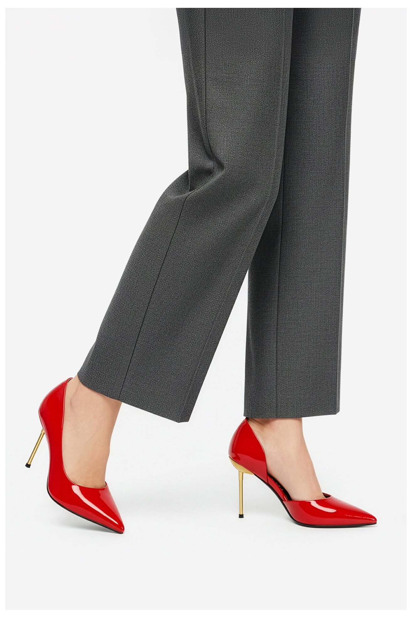 Pantofi cu toc EVA MINGE EO-ZIA-24178-21 ROŞU