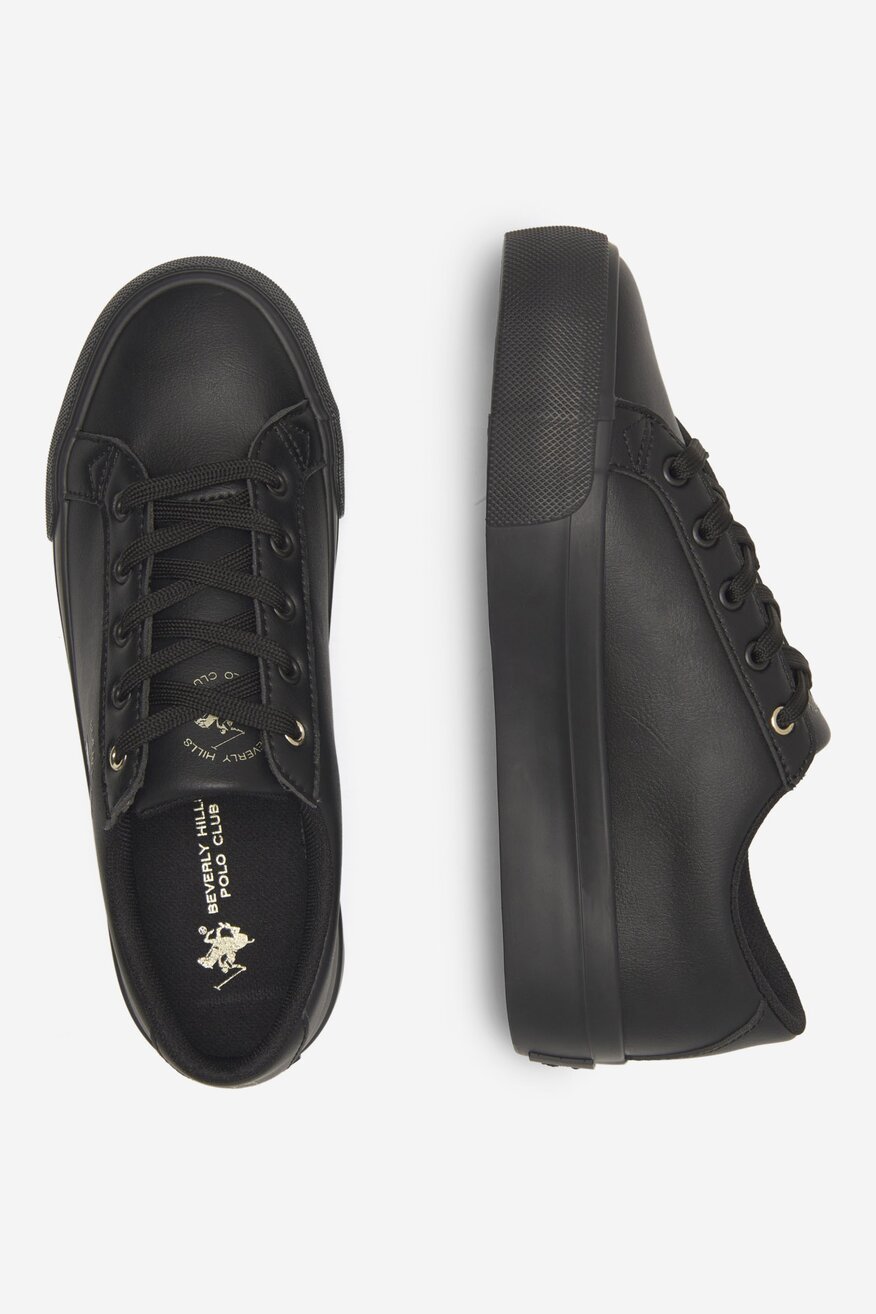 Vászoncipő Beverly Hills Polo Club FEKETE - 5905588425564