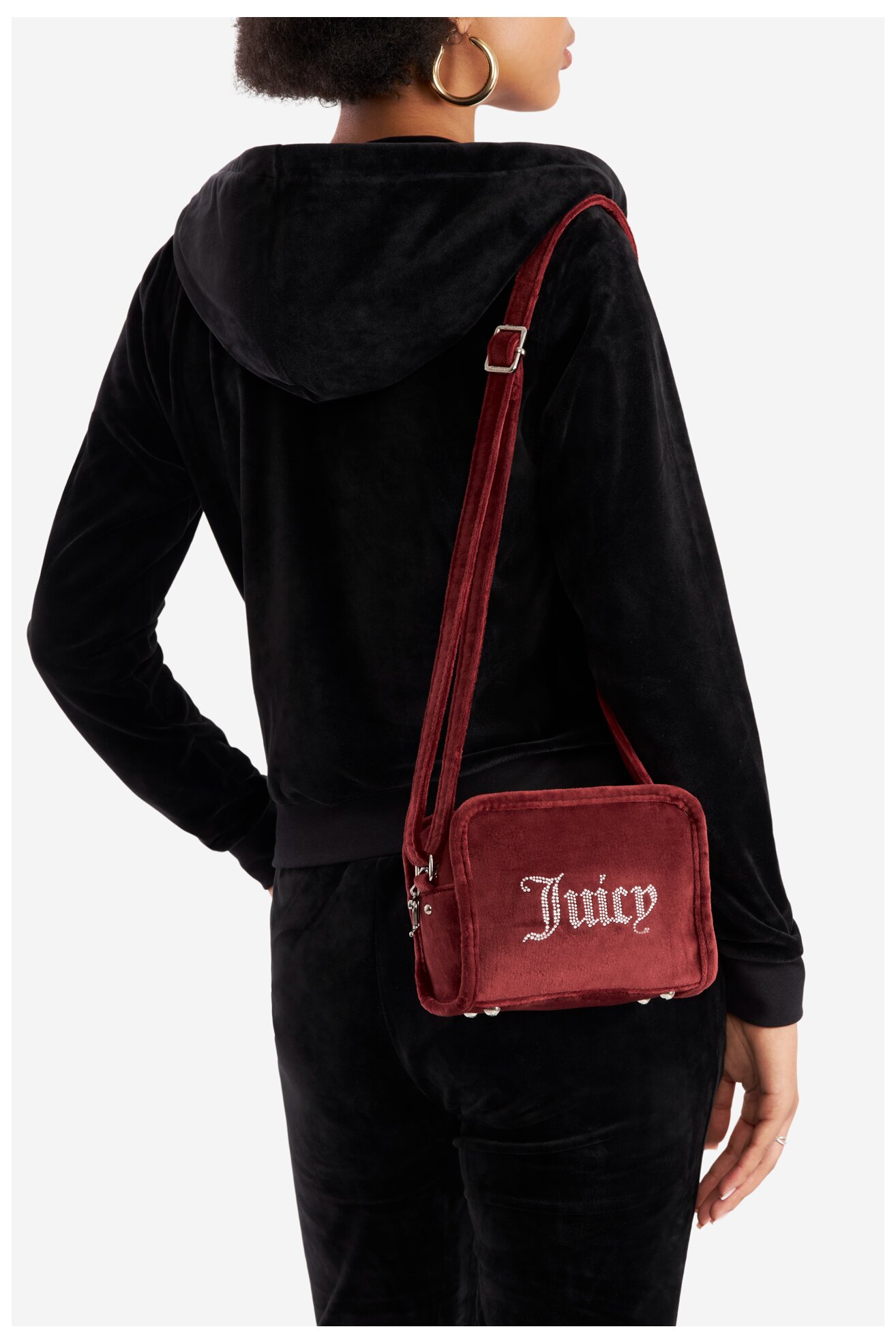 Сумка З Ремінцем Juicy Couture BIJXT5468WPO БОРДОВИЙ