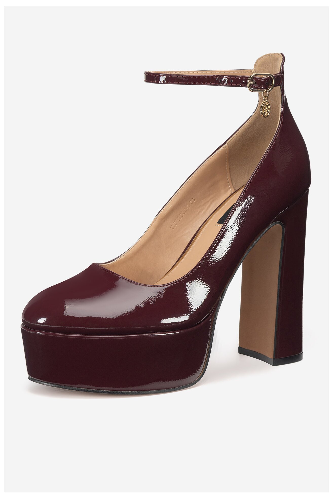 Körömcipő NINE WEST WFA3040-1 BORDÓ