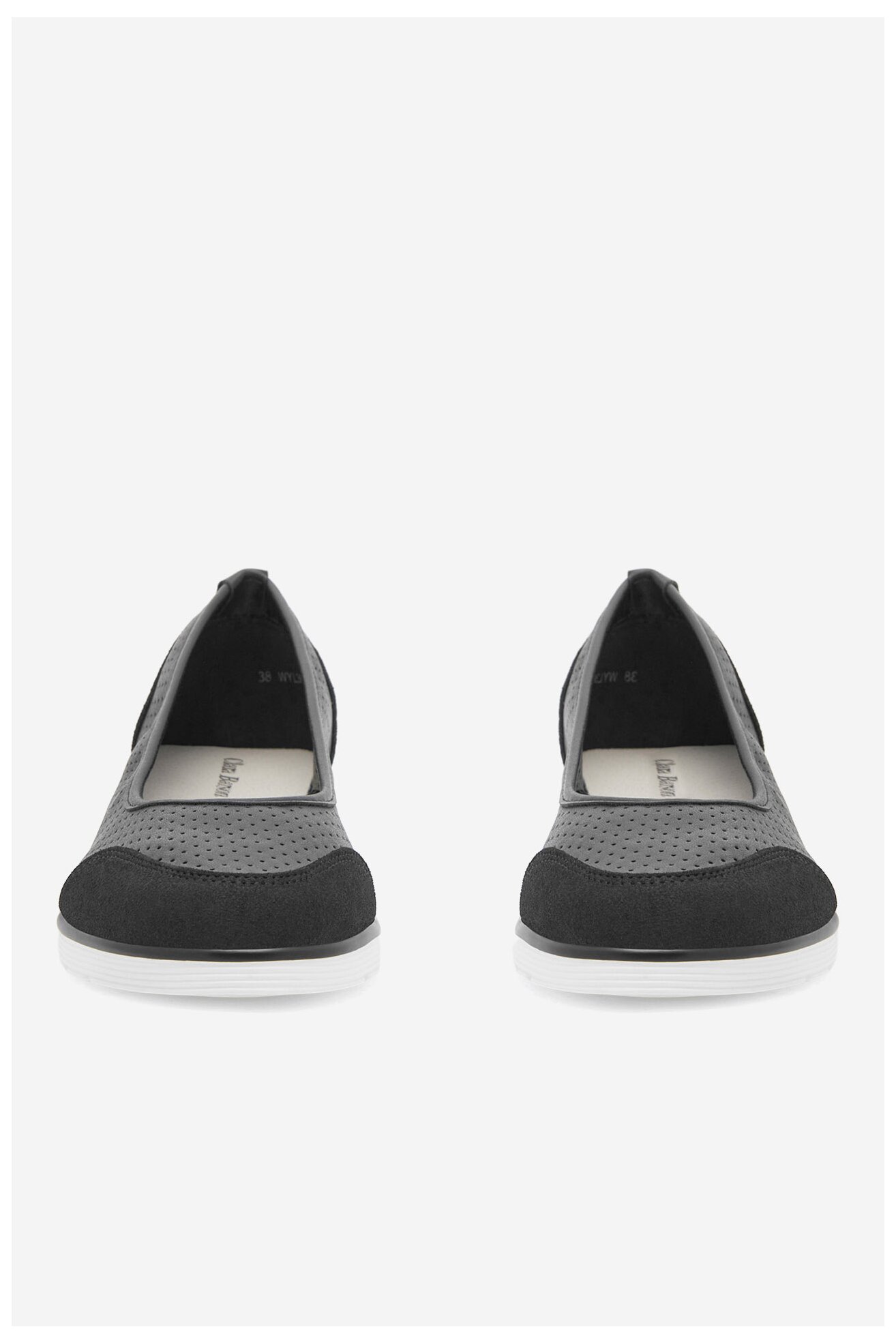 Baleriny Clara Barson WYL3650-1 Czarny