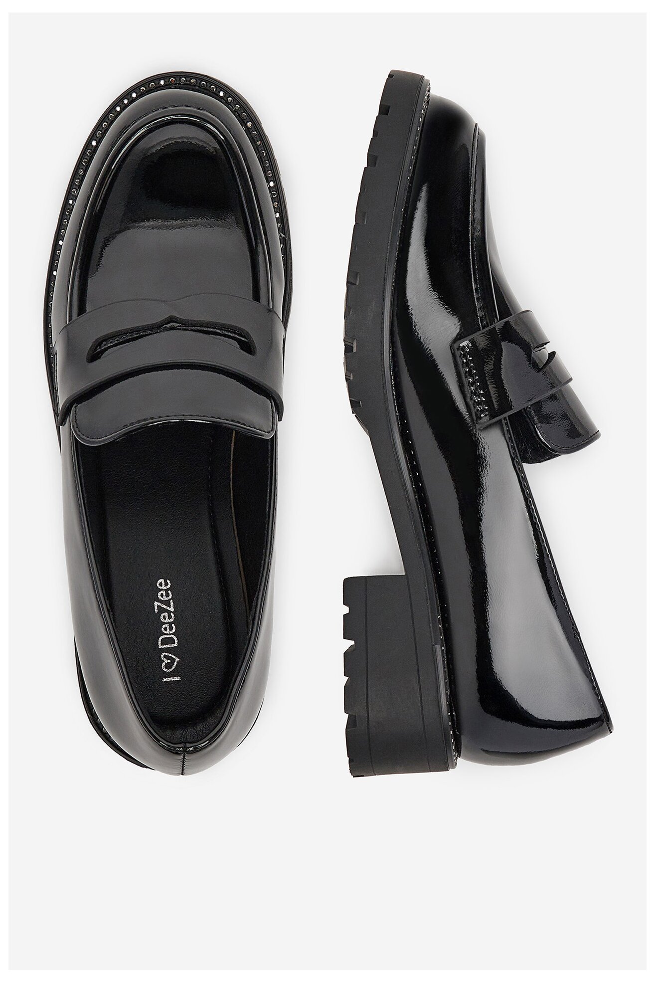 Mokaszin DeeZee LZ24-05 FEKETE