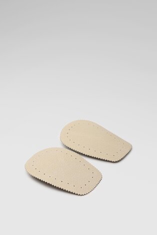 Устілки Для Взуття Coccine COCCINE HEEL PAD LATEX-LEATHER PODPIĘTKA NR S (1) AZ beżowy БЕЖЕВИЙ