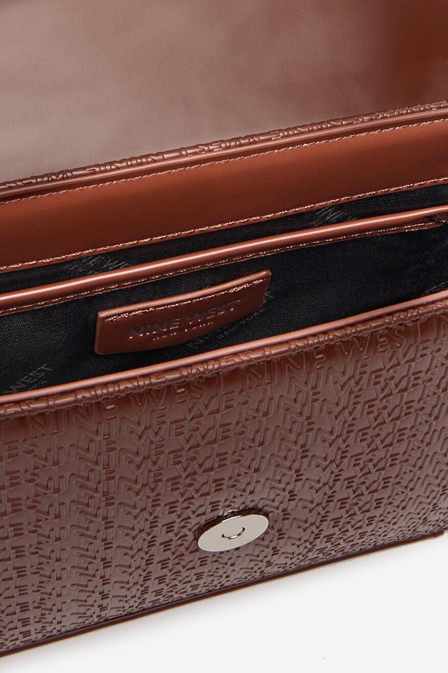 Дамска чанта NINE WEST CEO-HAMPSHIRE-I-LDA8176 КАФЯВ - 5906751396506