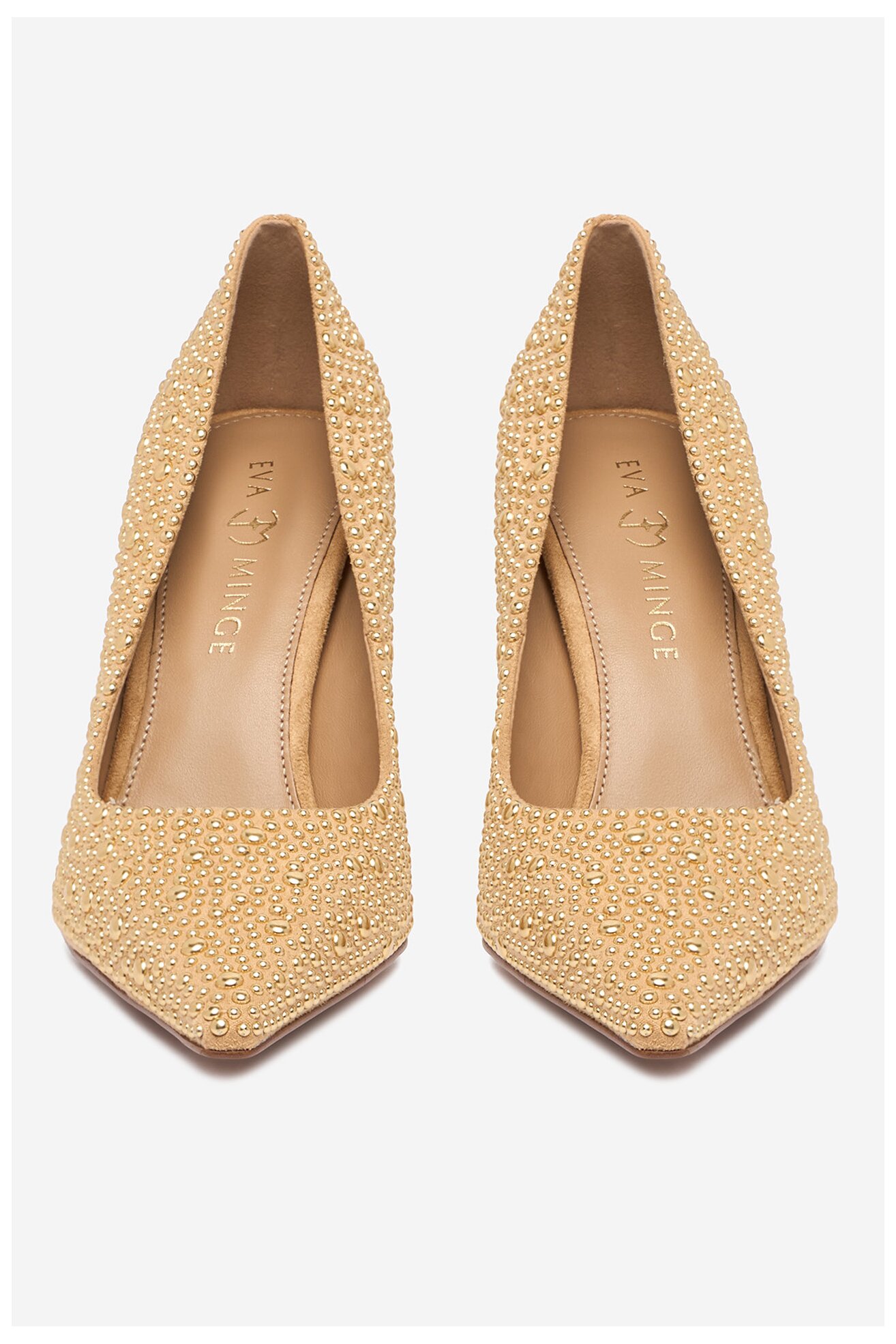 Czółenka EVA MINGE EO-SIAN-1797-181 Złoty