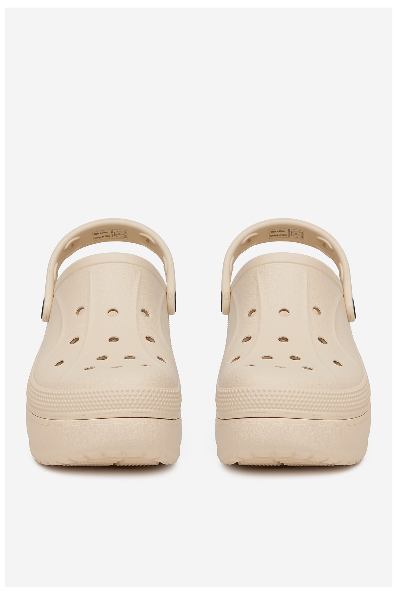 Klapki basenowe Crocs BELLA CLOG 210062-11S Beżowy