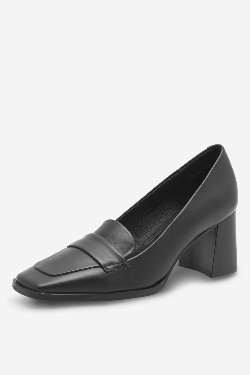 Sergio Bardi - Czółenka skórzane na słupku - 5905588325260