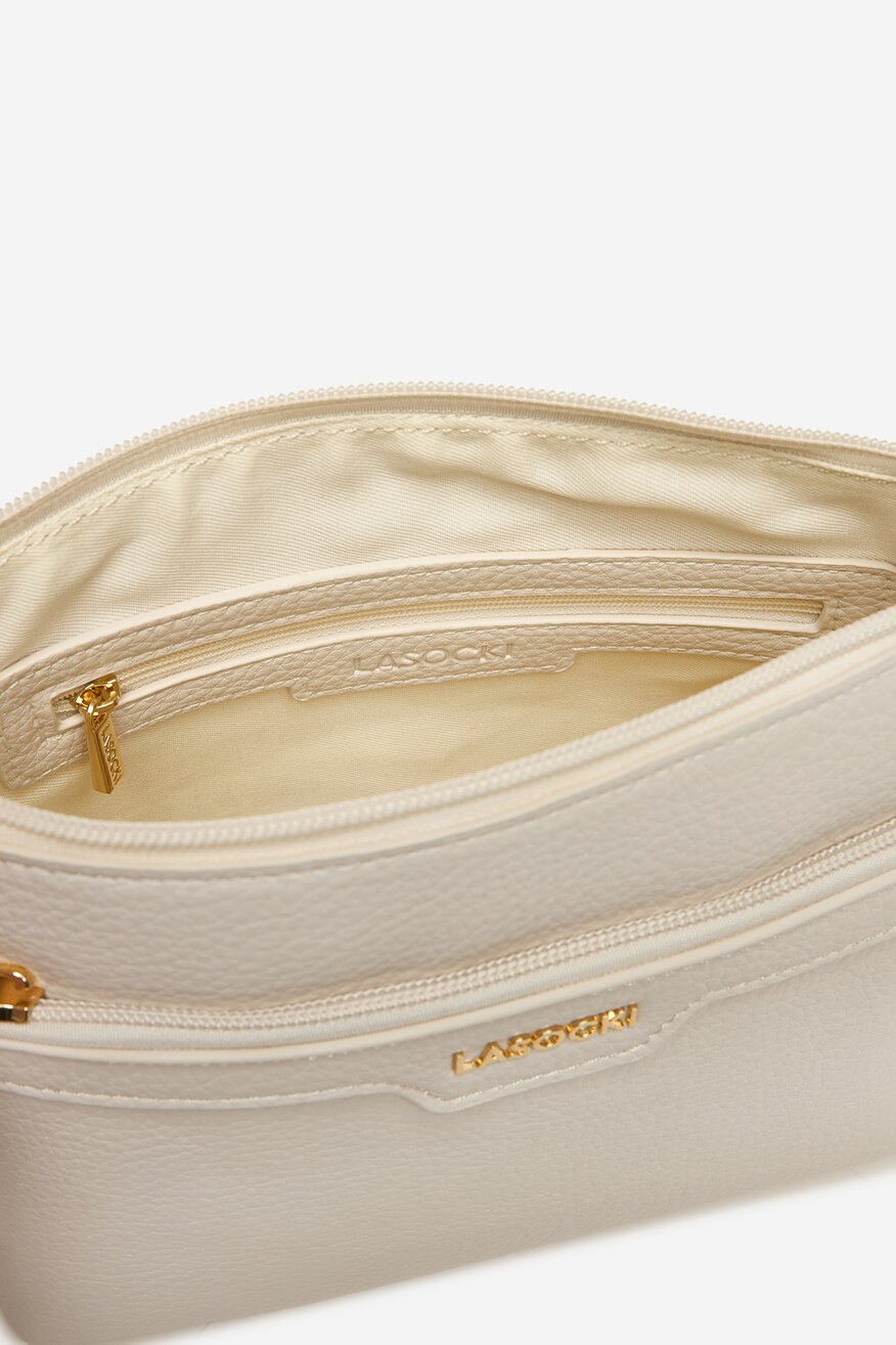 
                        Дамска чанта Lasocki CEO-LSK-M-004-07 СЛОНОВА КОСТ - 5906751553534