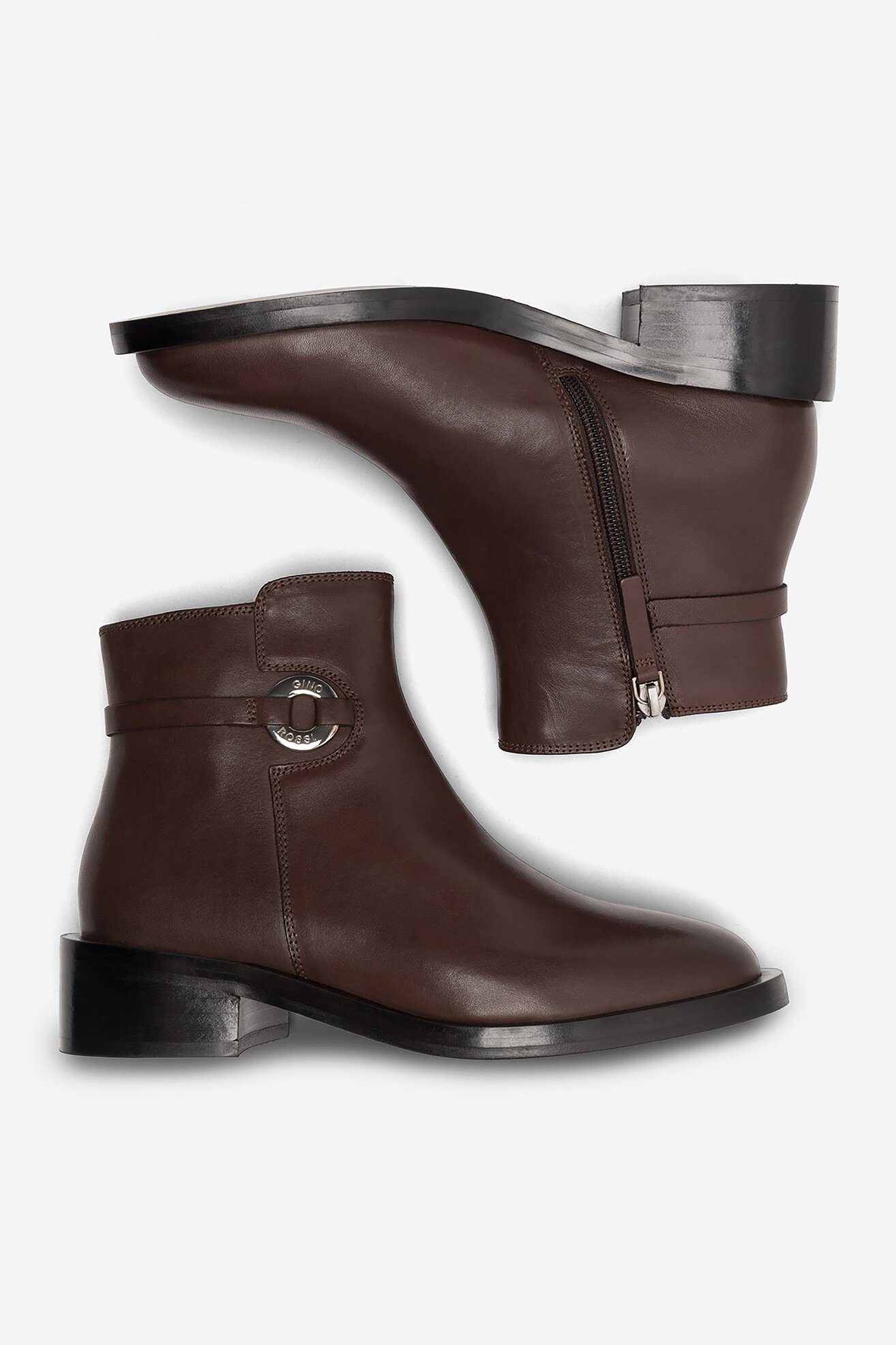 Botki Gino Rossi DORIS-110394 Brązowy