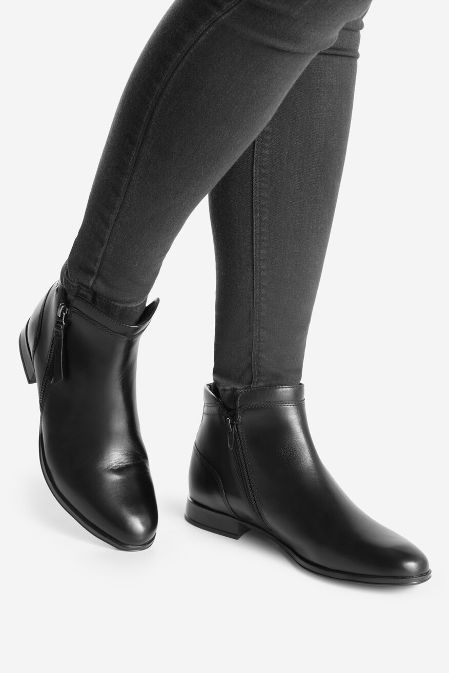 Lasocki - Botki skórzane - 5905588065395