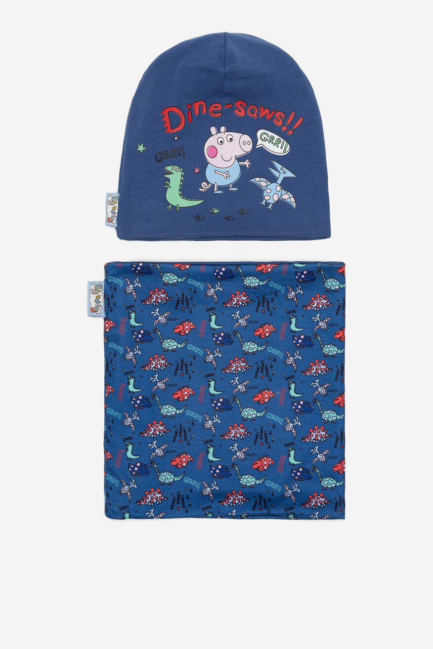 Dětská souprava PEPPA PIG TMAVĚ MODRÁ - 5905588928539