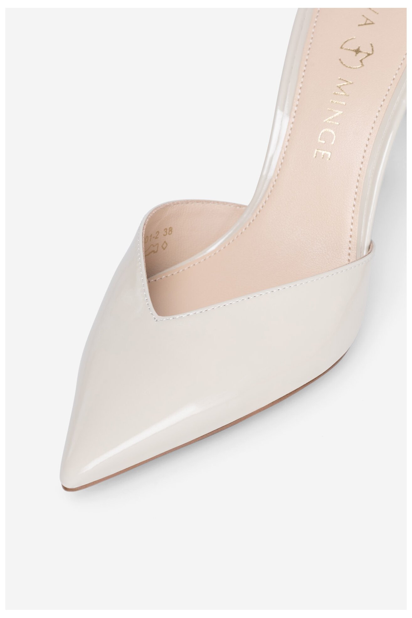 Czółenka EVA MINGE FLORENCIA-323-101-2 Beżowy jasny