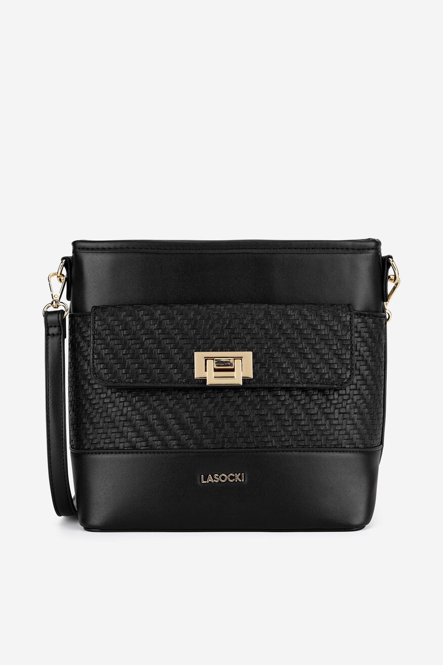 Дамска чанта Lasocki ЧЕРЕН - 5903419908163