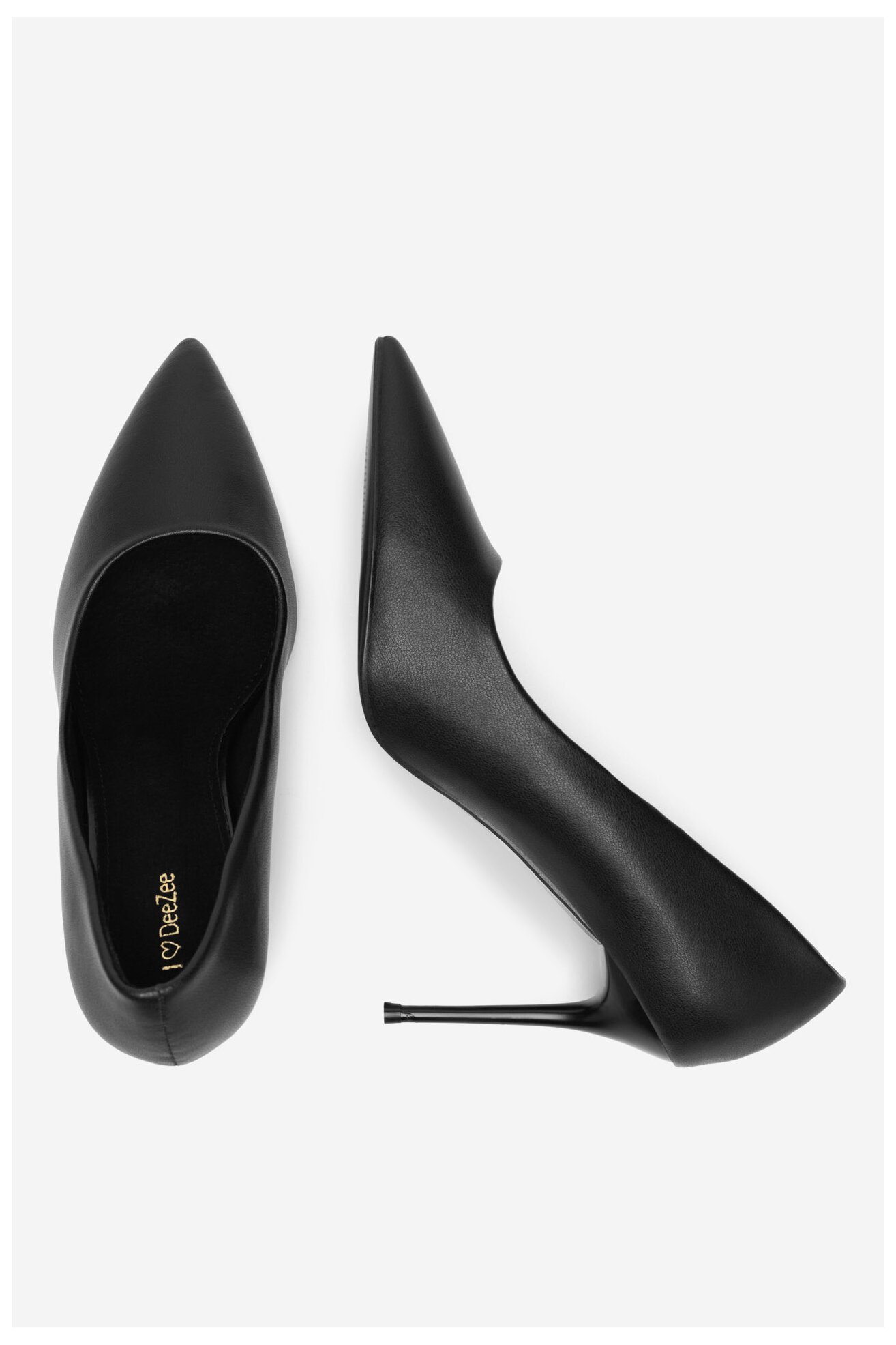 Pantofi cu toc DeeZee KX2306213 NEGRU