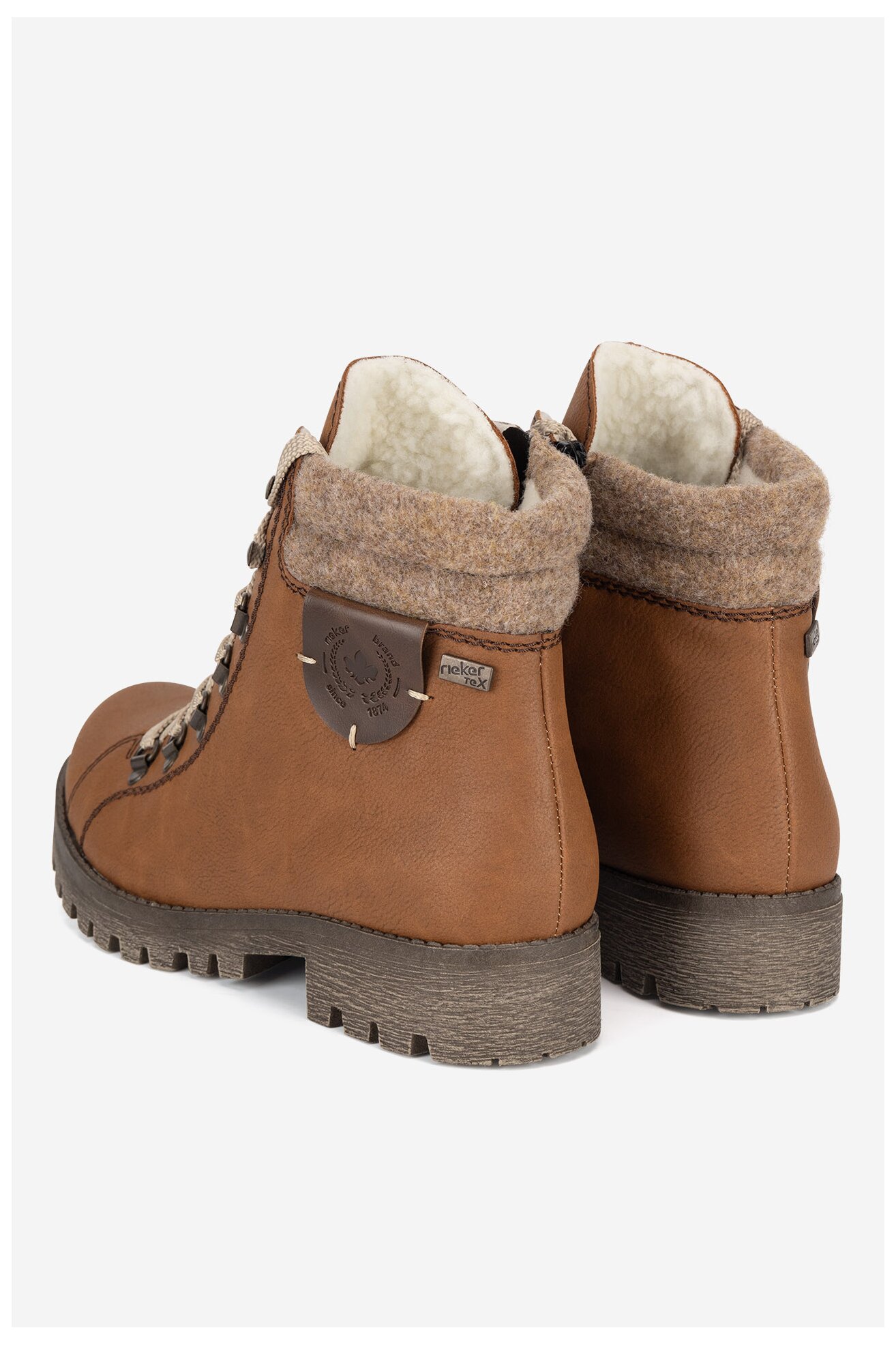 Trzewiki Rieker 785F8-22 Brązowy