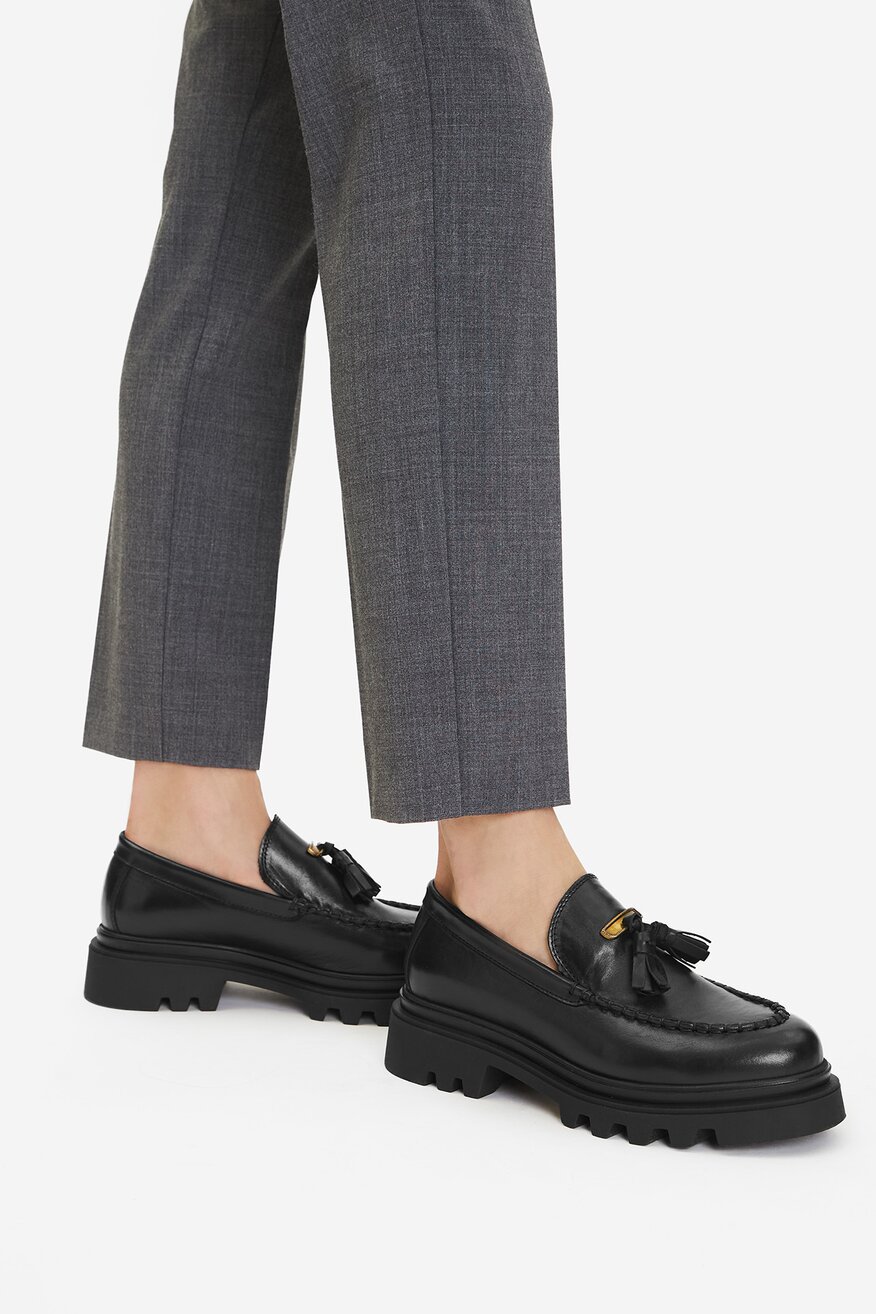 Mocasini Badura NEGRU - 5906751388228