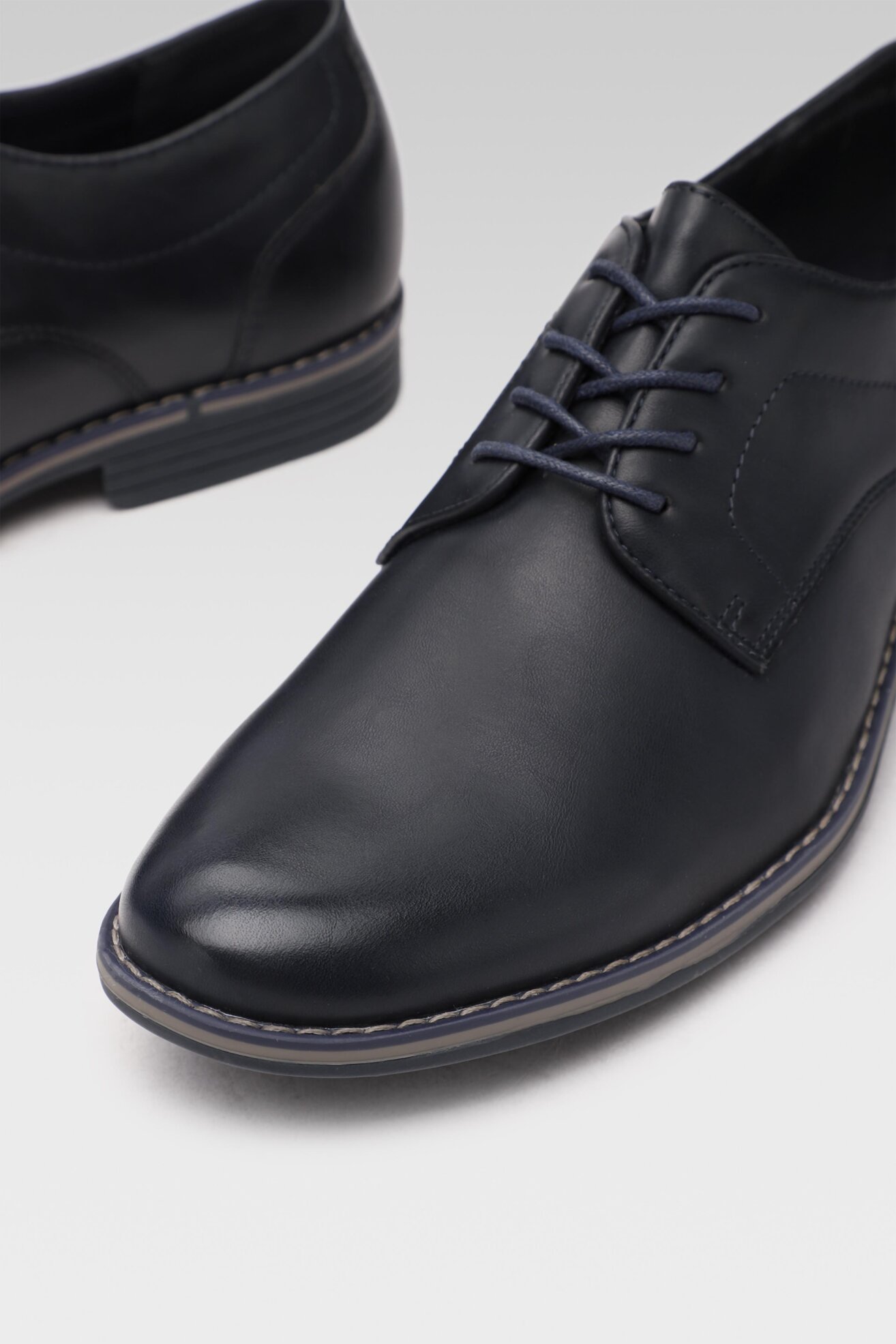 Półbuty Lanetti M16SS025-25A Granatowy