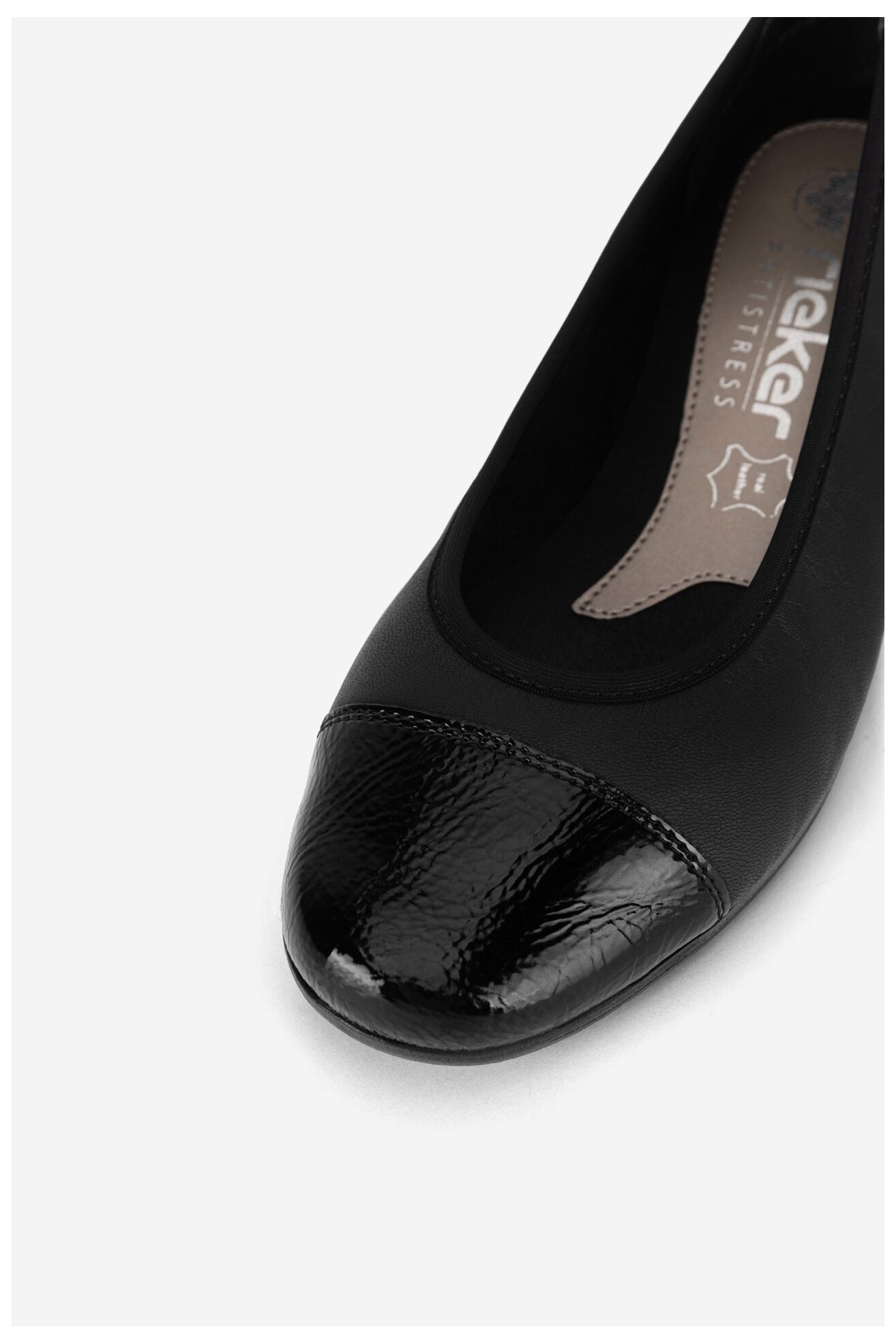 Baleriny Rieker L9351-00 Czarny