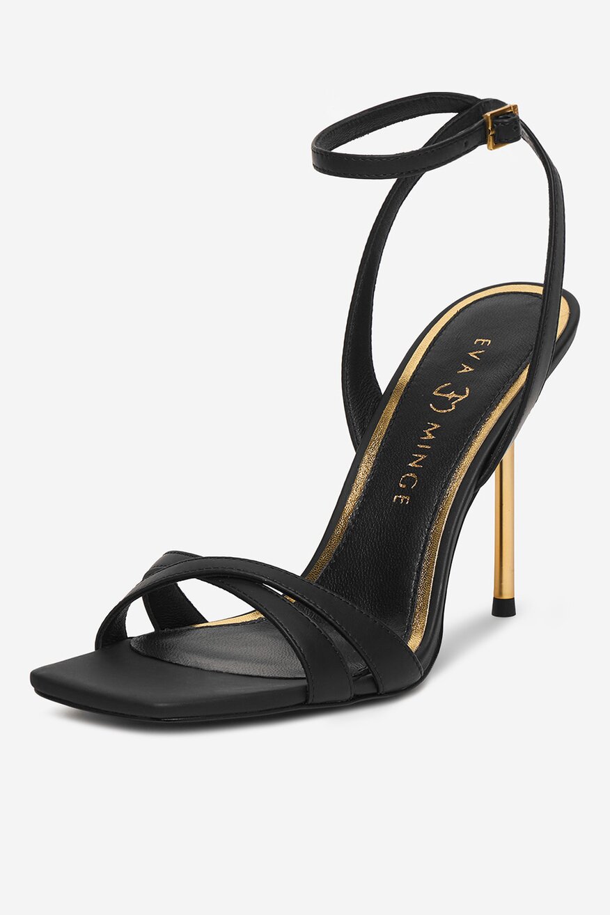 
                EVA MINGE - Sandały skórzane - 5906751804698