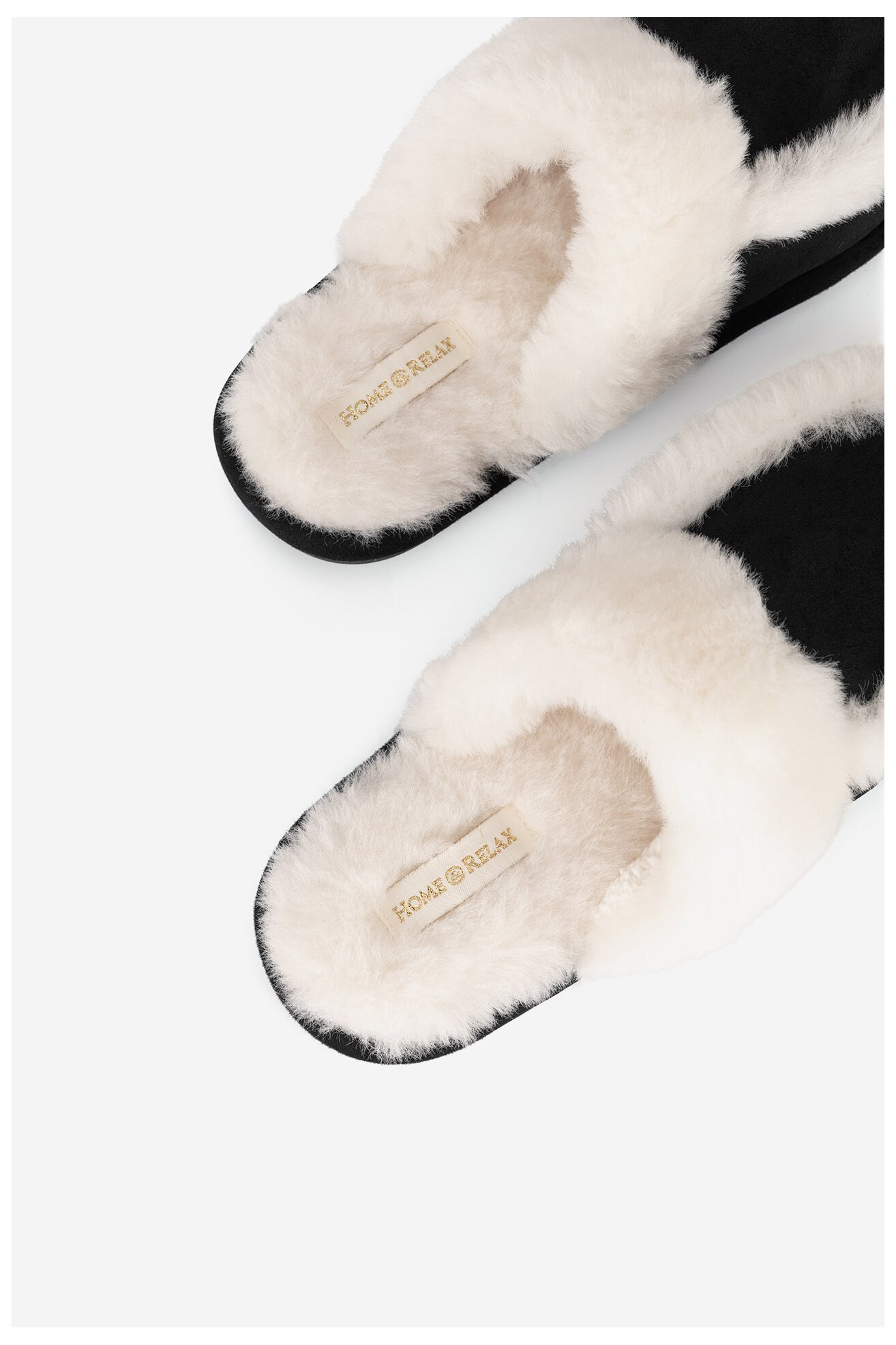 Papuci de casă Home&Relax HR-01 NEGRU