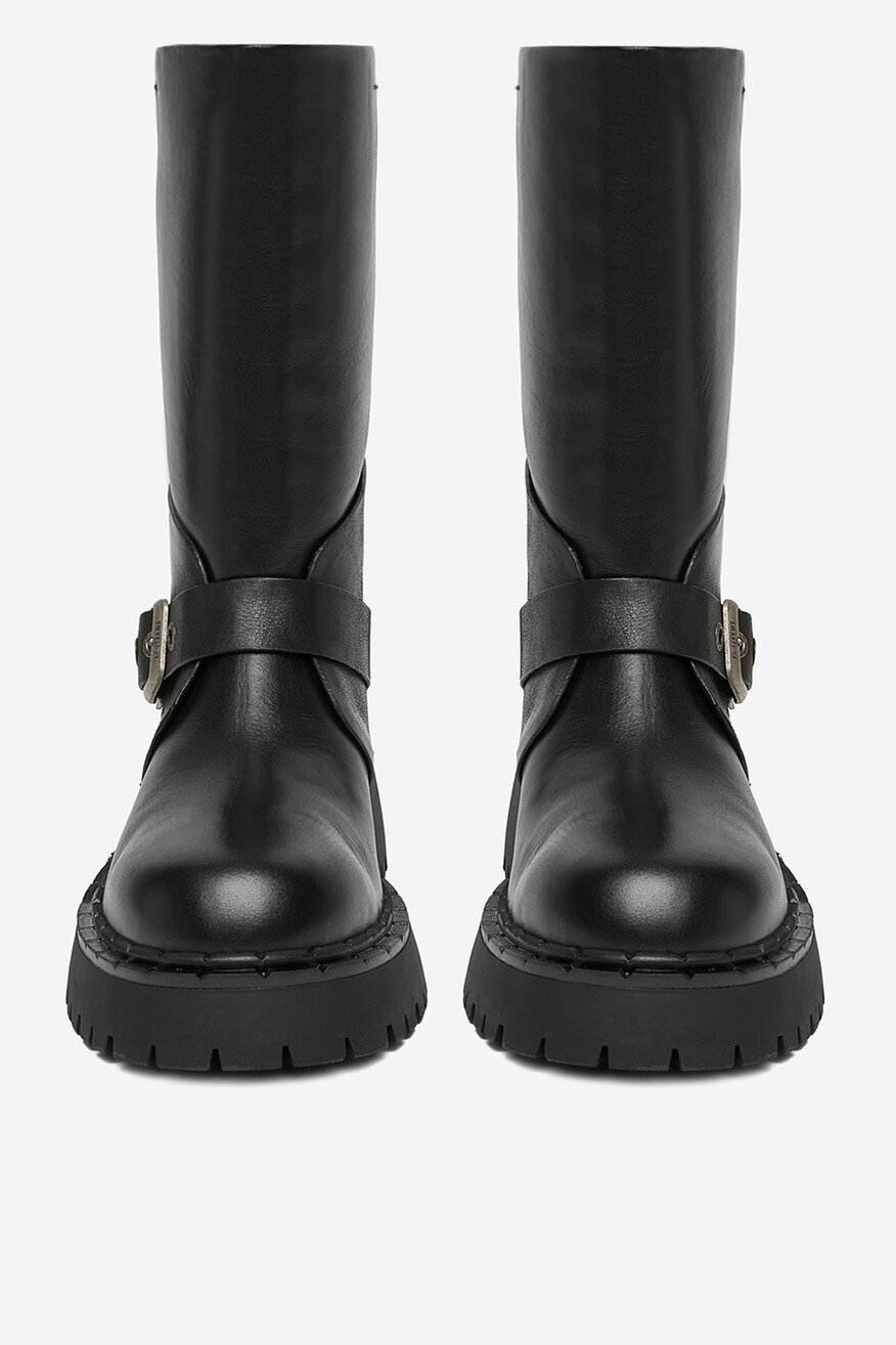 G-STAR RAW - Botki skórzane - 5906751451694