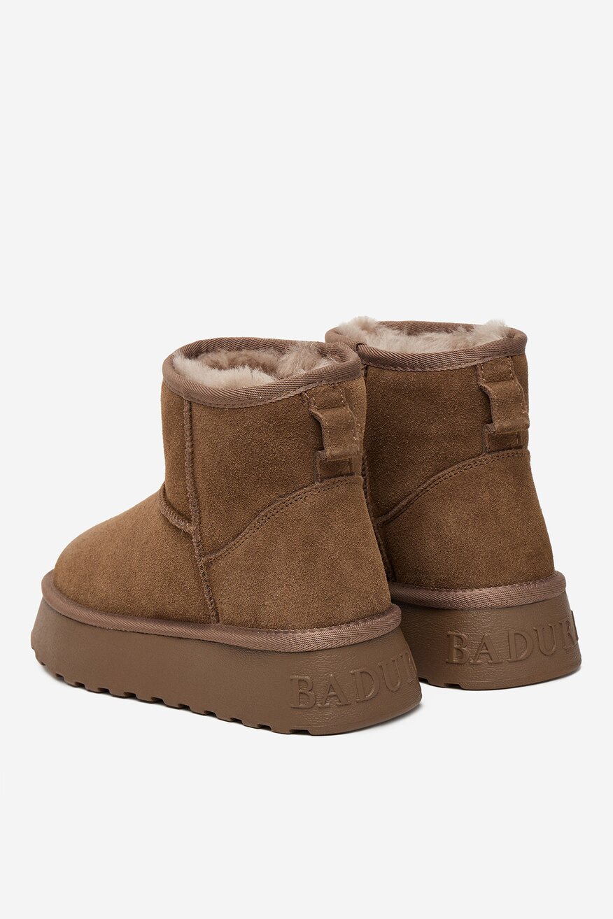 Badura - Śniegowce zamszowe ocieplane - 5906751381748