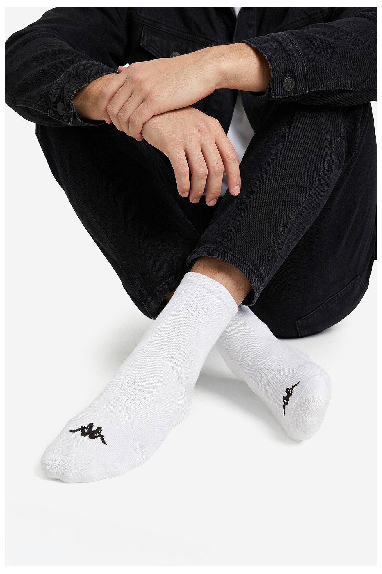 Skarpetki Kappa CEO_KR_FRESH_SS26 (3-PACK) Biały
