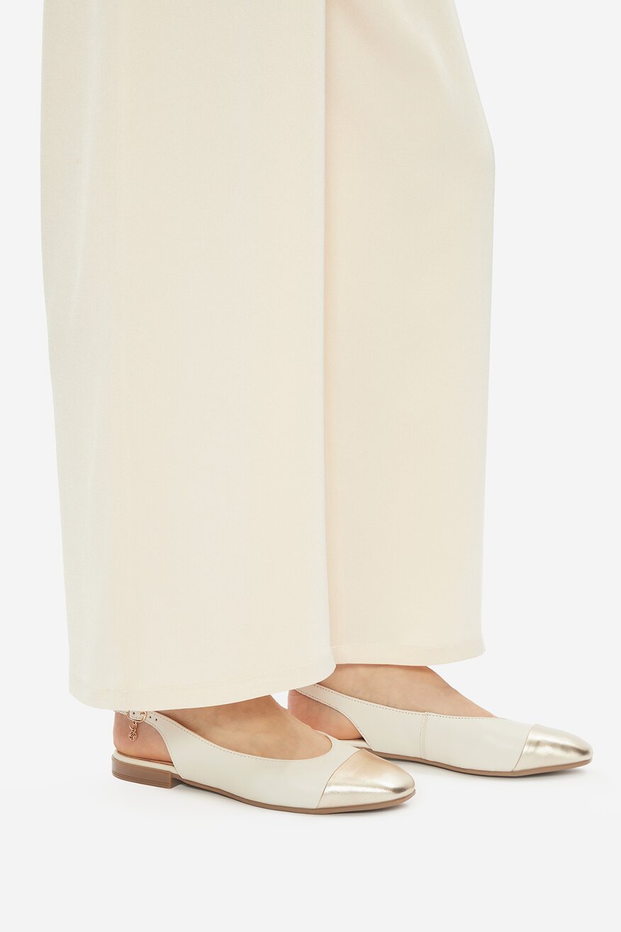 
                Lasocki - Baleriny skórzane - 5906751046074