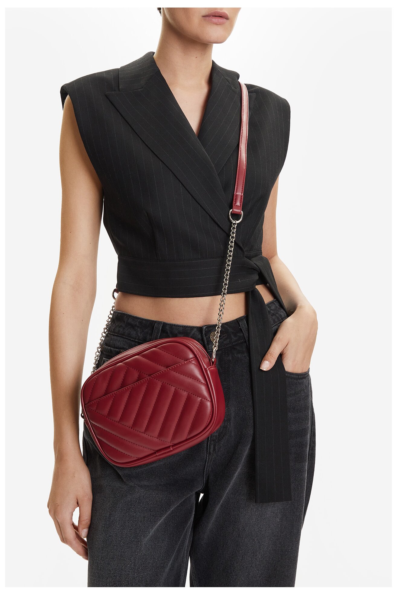 Сумка З Ремінцем Jenny C-JNY-M-021-08 ЧЕРВОНИЙ