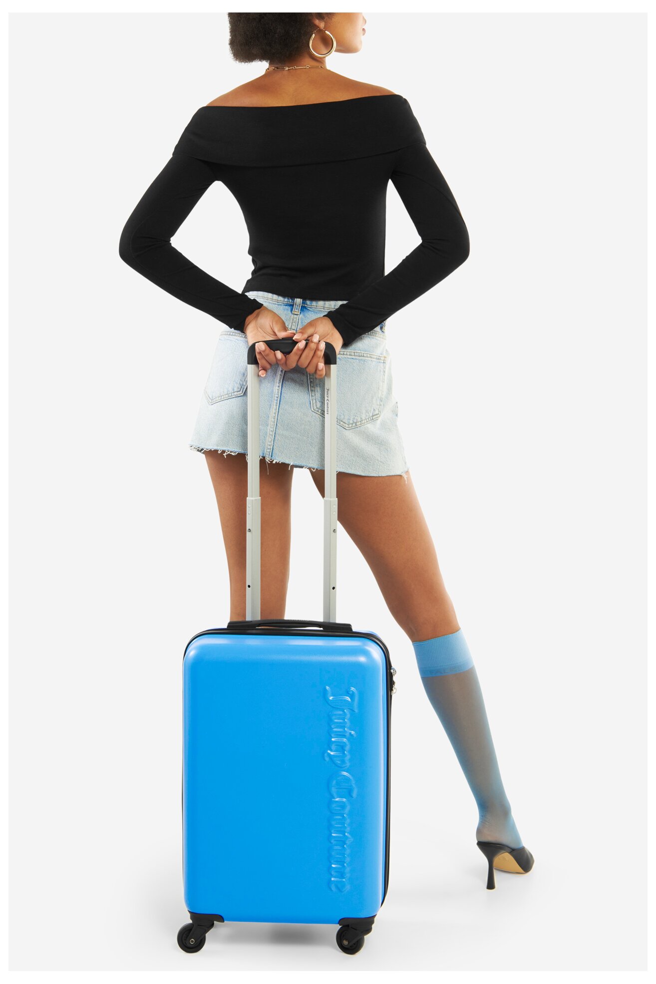 Bőrönd Juicy Couture AEJXT4125TAB213-S VILÁGOSKÉK