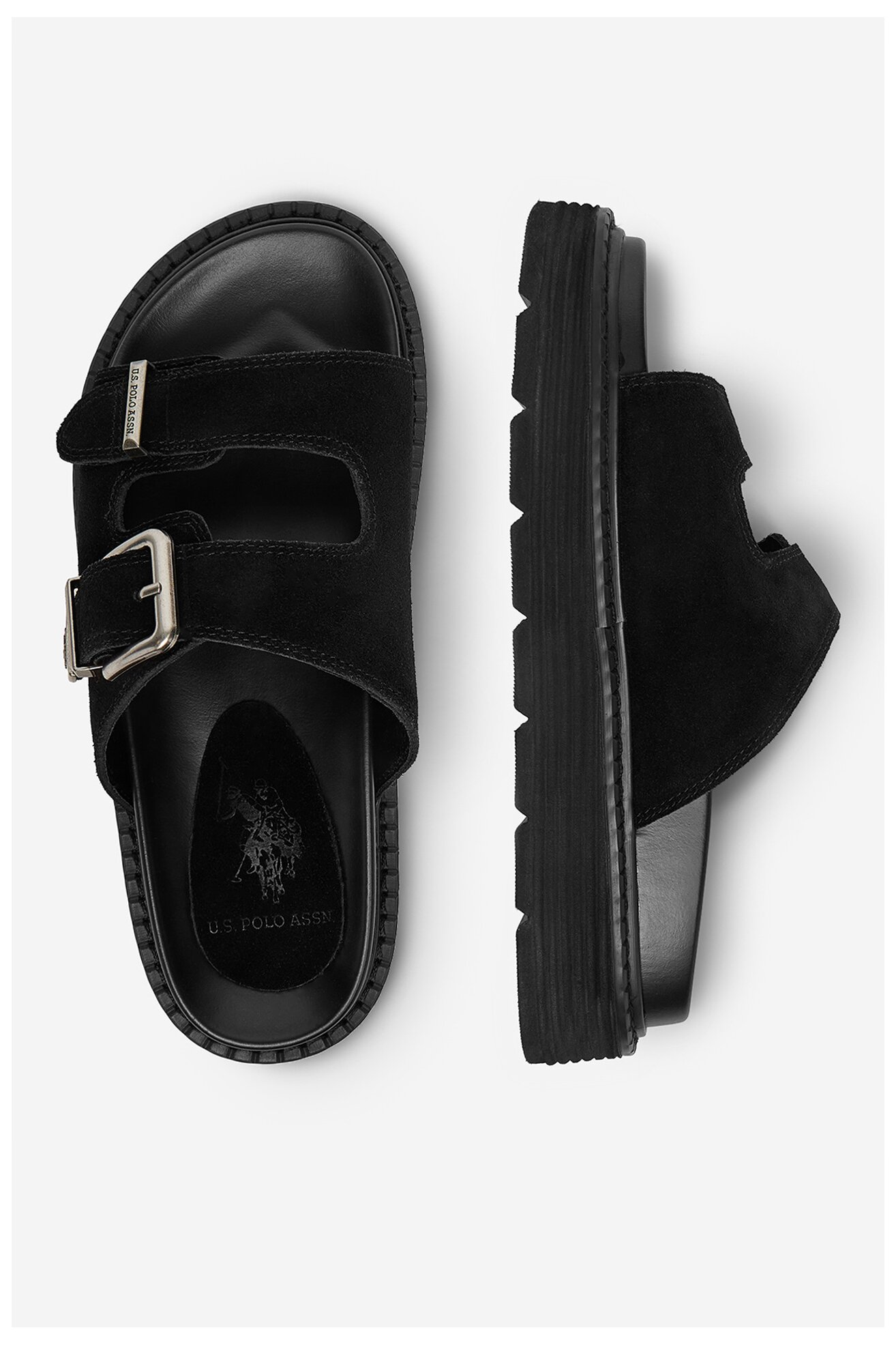 Klapki U.S. POLO ASSN. EO-TANIA001W/6S1 Czarny