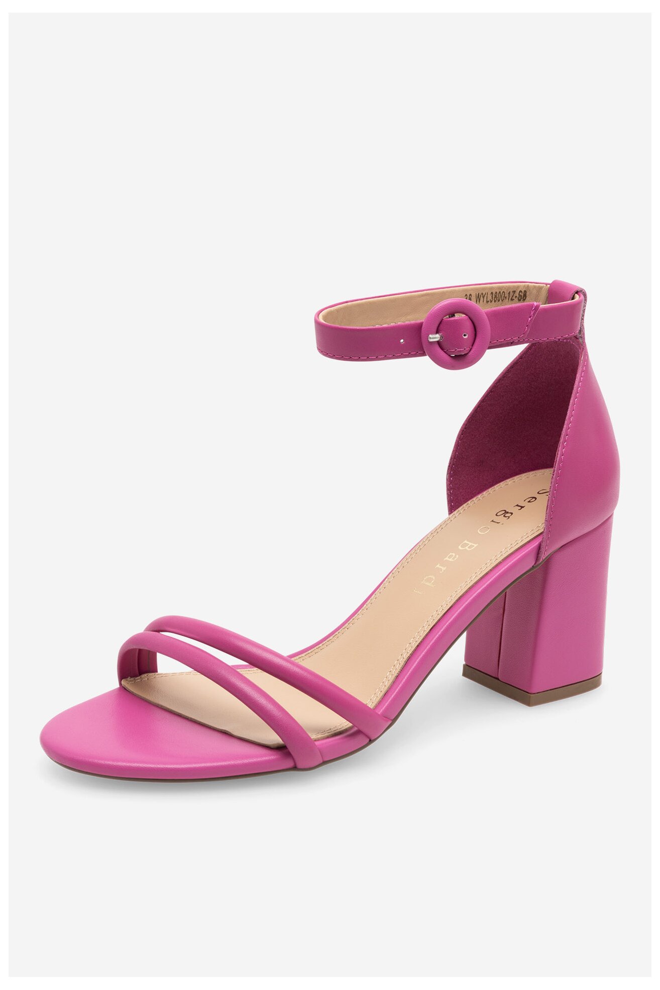 Sandały Sergio Bardi WYL3800-1Z-SB Różowy ciemny