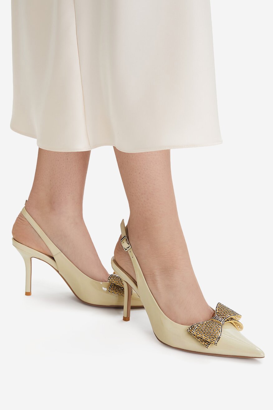 
                EVA MINGE - Czółenka skórzane - 5906751677094