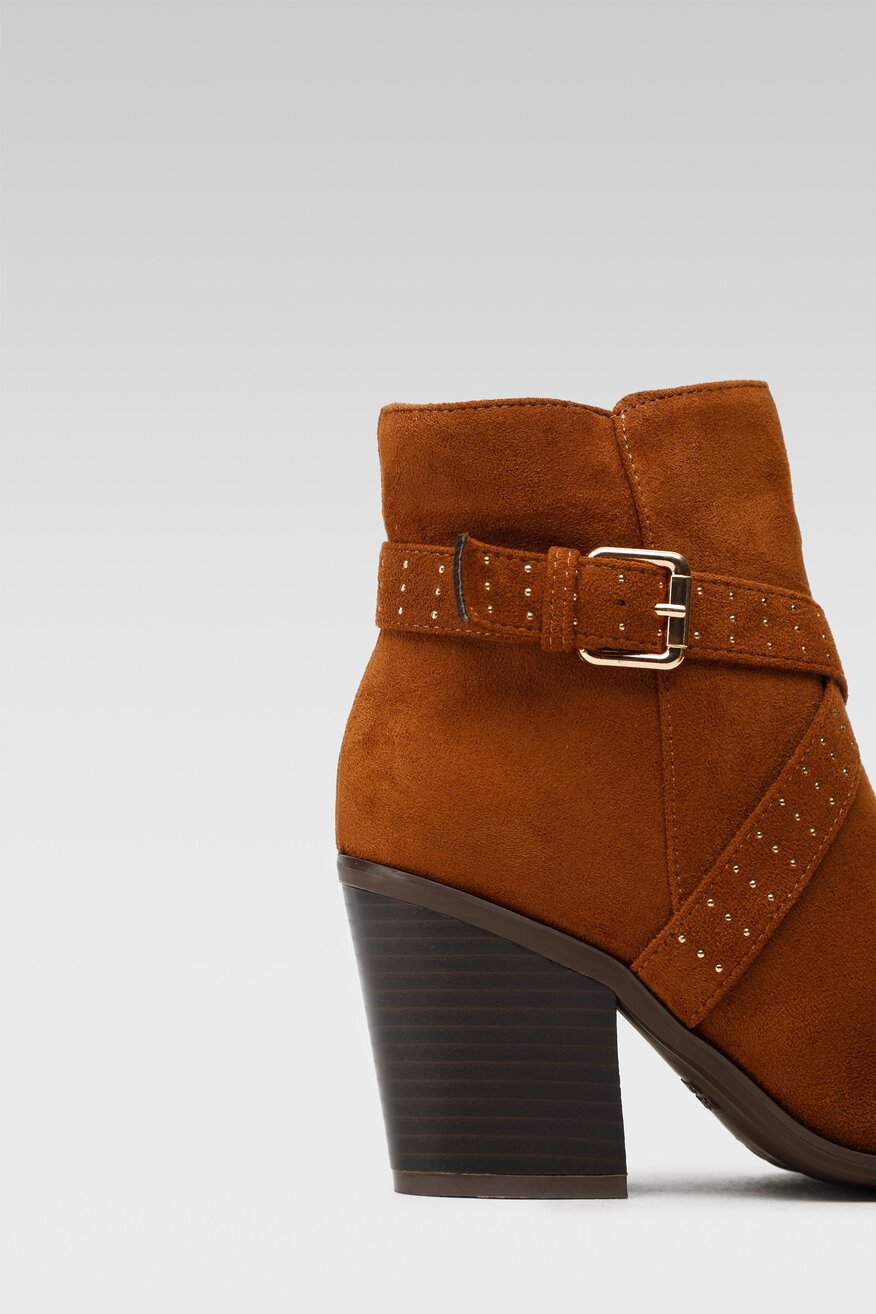 
                Jenny Fairy - Botki z aplikacją brązowe - 5904248052188