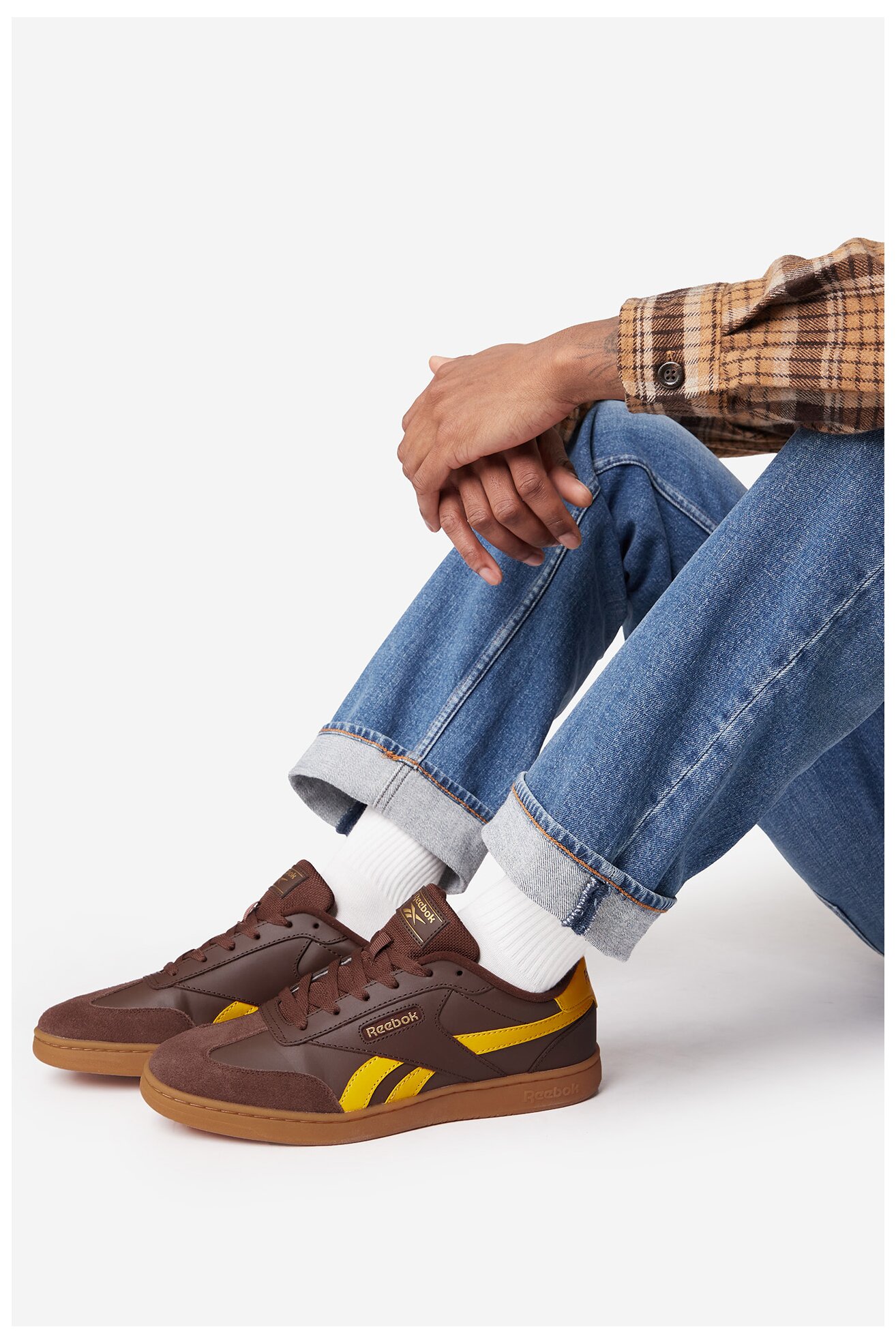 Спортни обувки Reebok CEO-FORTE LOUNGER AR30252MEYT КАФЯВ