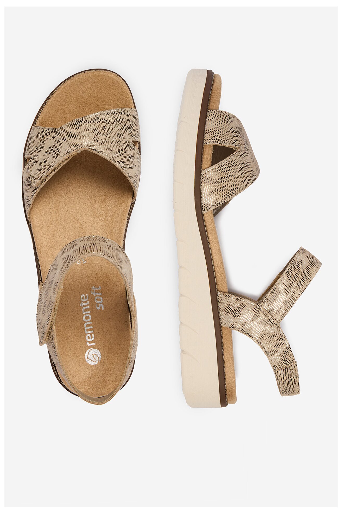 Sandały Remonte CEO-D2049-91 Beżowy