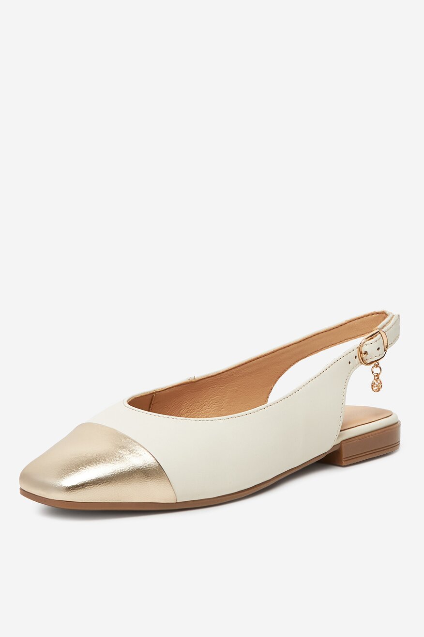 
                Lasocki - Baleriny skórzane - 5906751046074