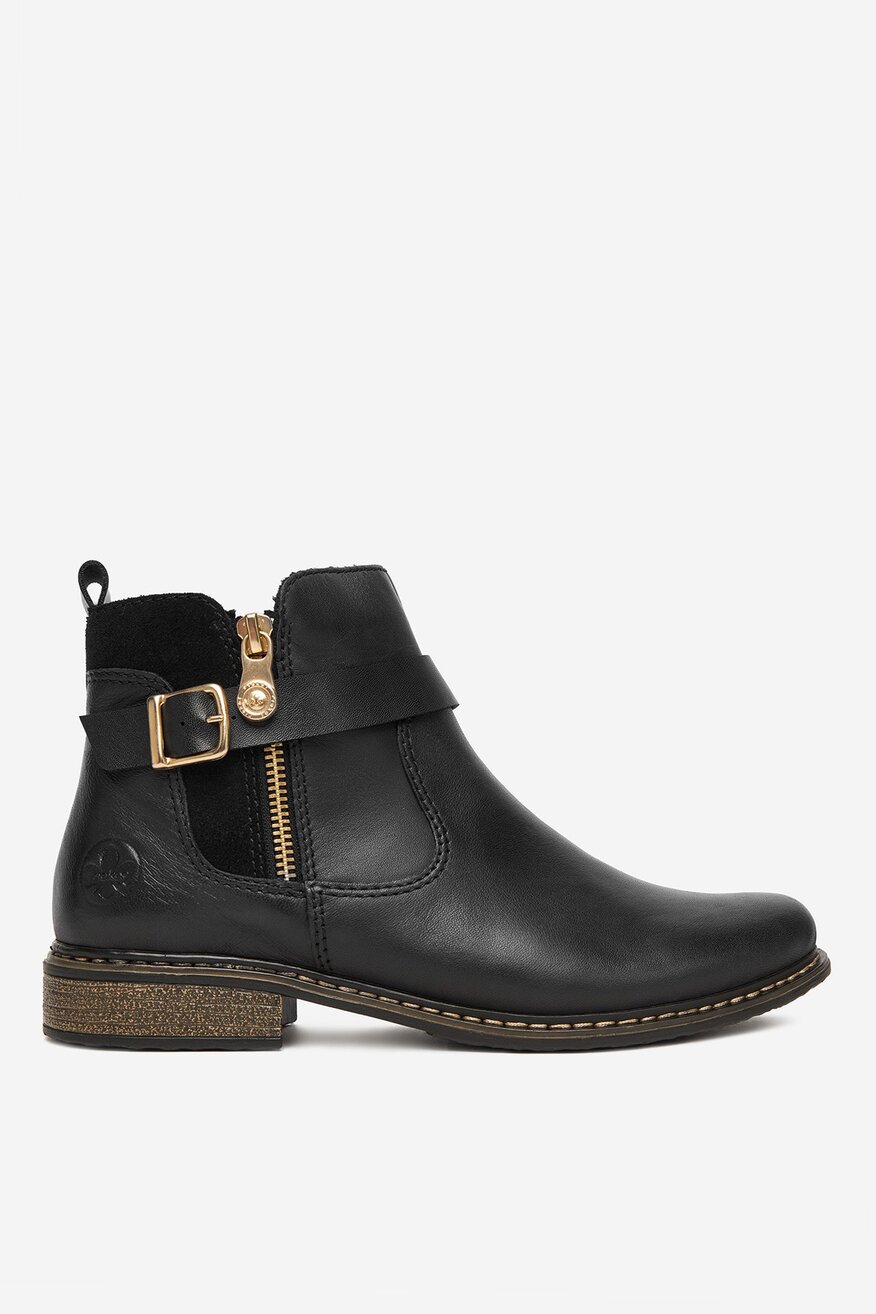 Ghete Rieker NEGRU - 2230083218513
