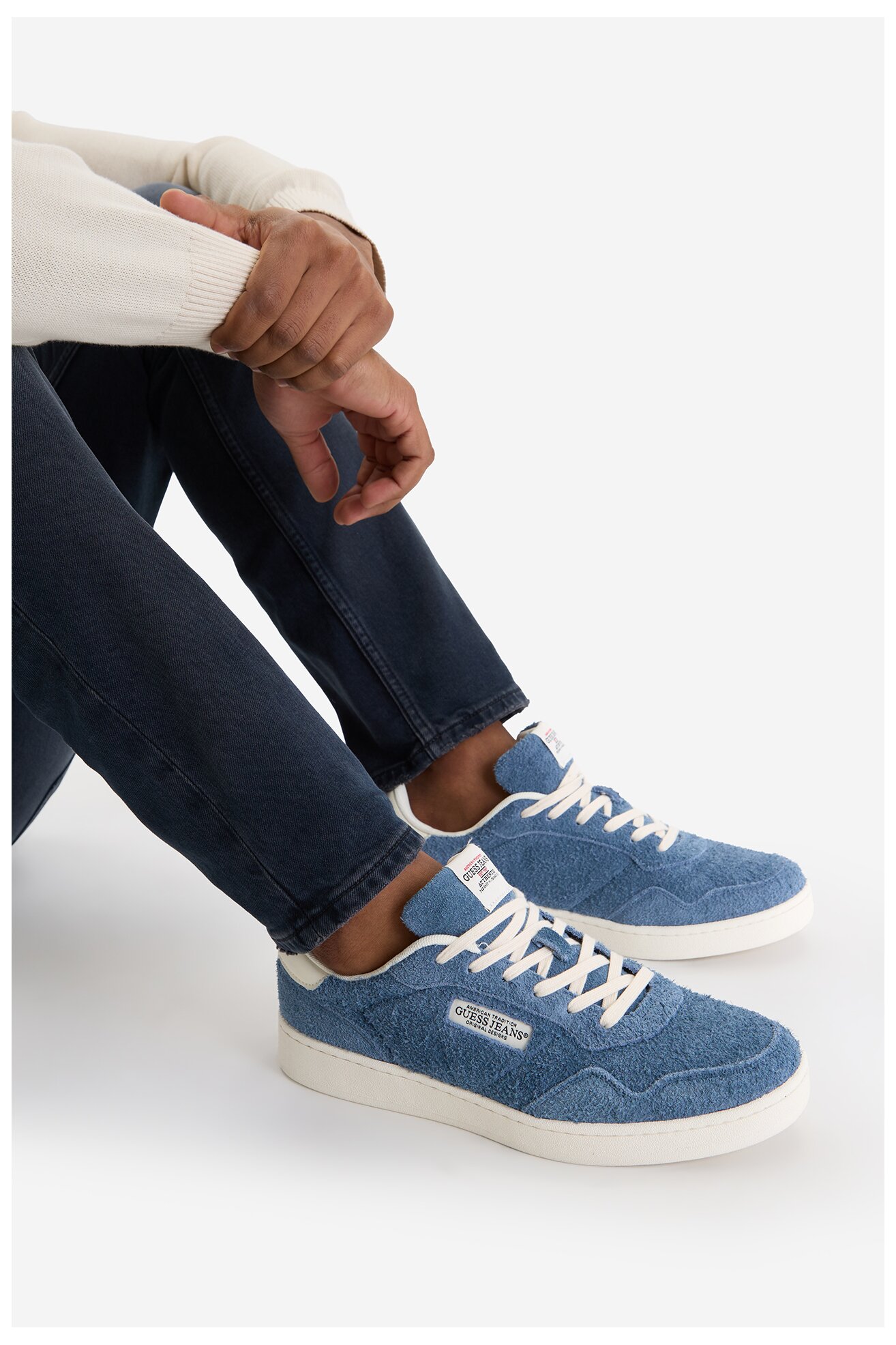 Sneakers GUESS JEANS EO-LUNARI-02 WE Granatowy