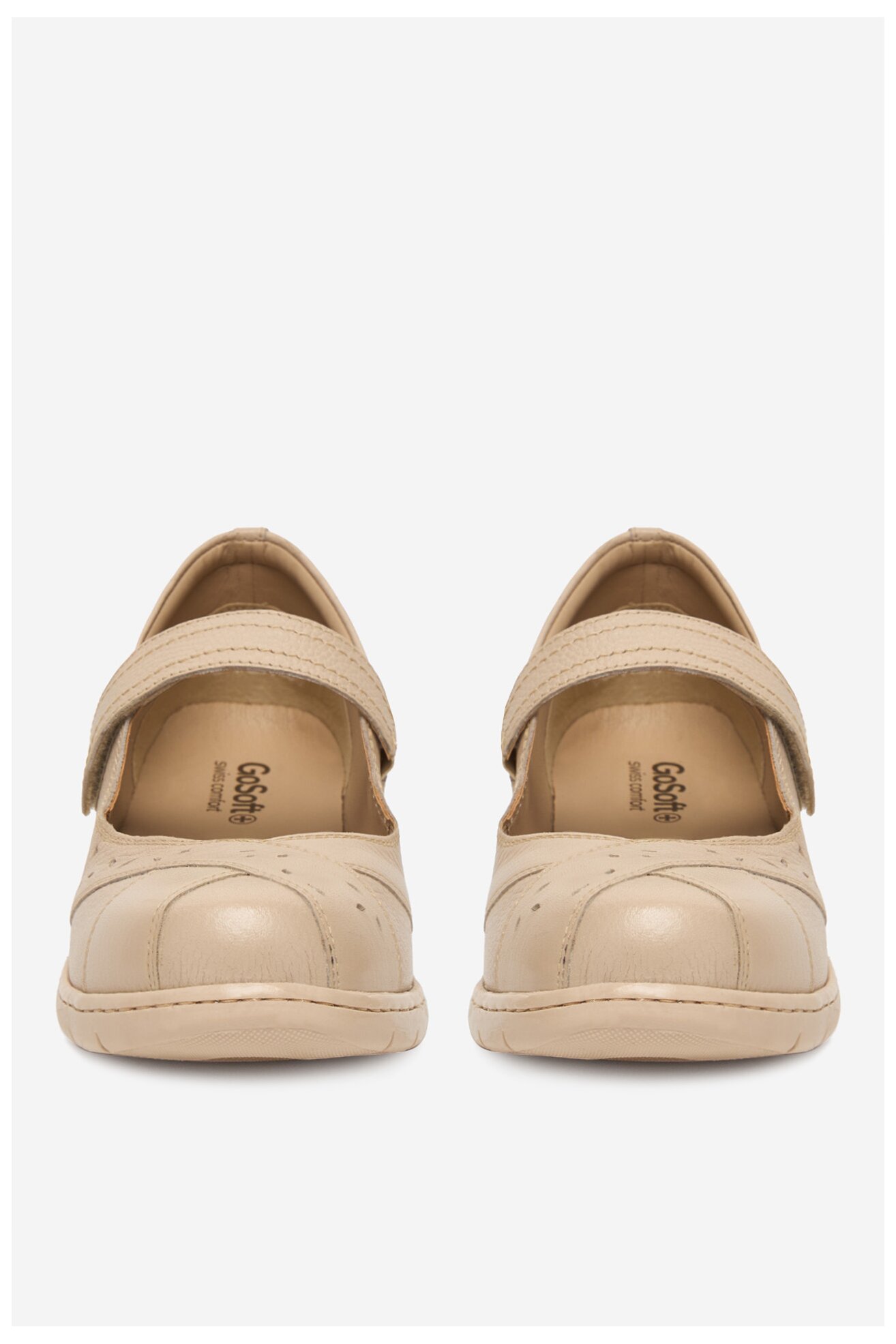 Baleriny Go Soft CEO-WI23-LENA-12 Beżowy