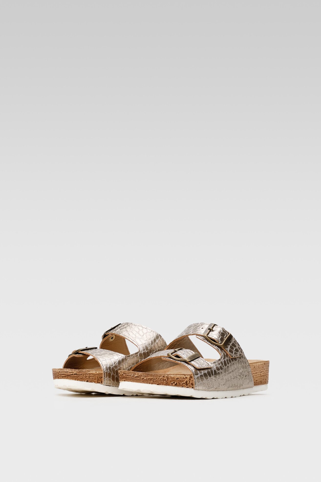 Klapki Inblu NM228B01 Srebrny